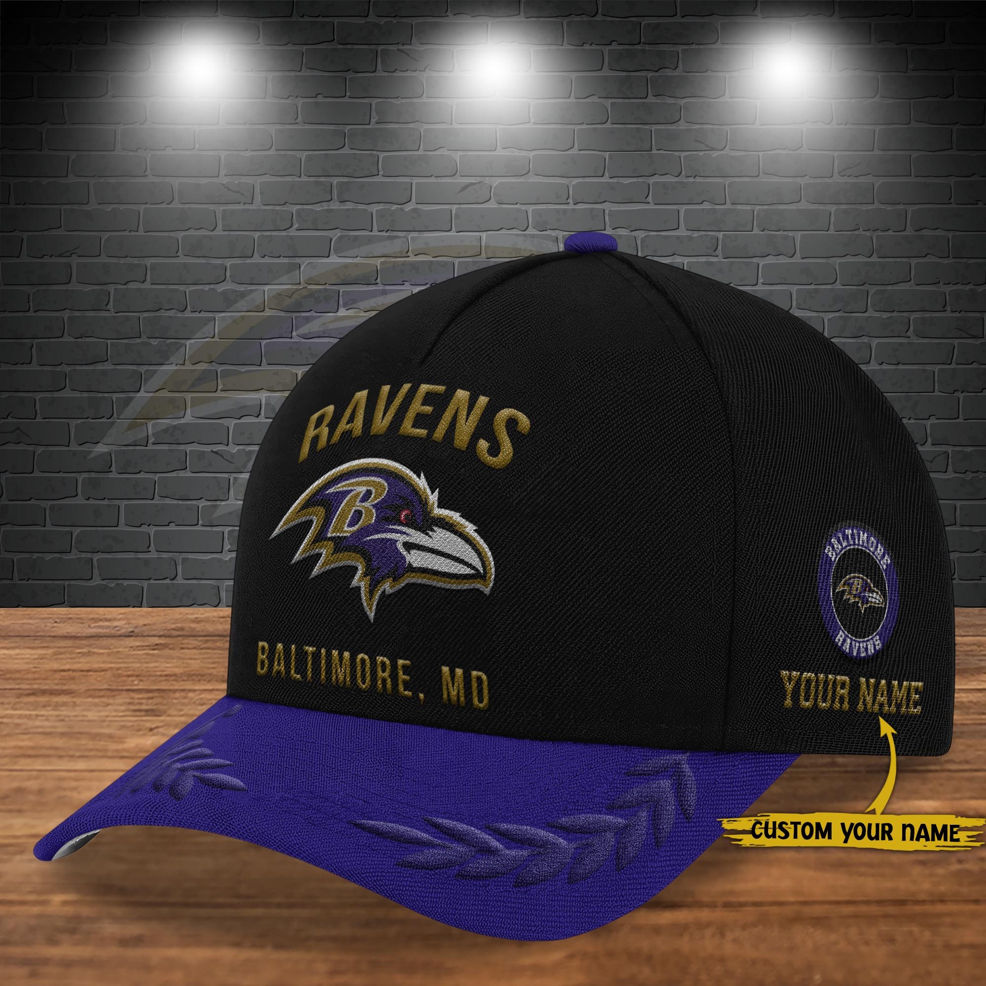Baltimore Ravens Cap New 2025 Version Custom Your Name, Sport Team Cap, Sport Gift For Fans EHIVM-04151850 
