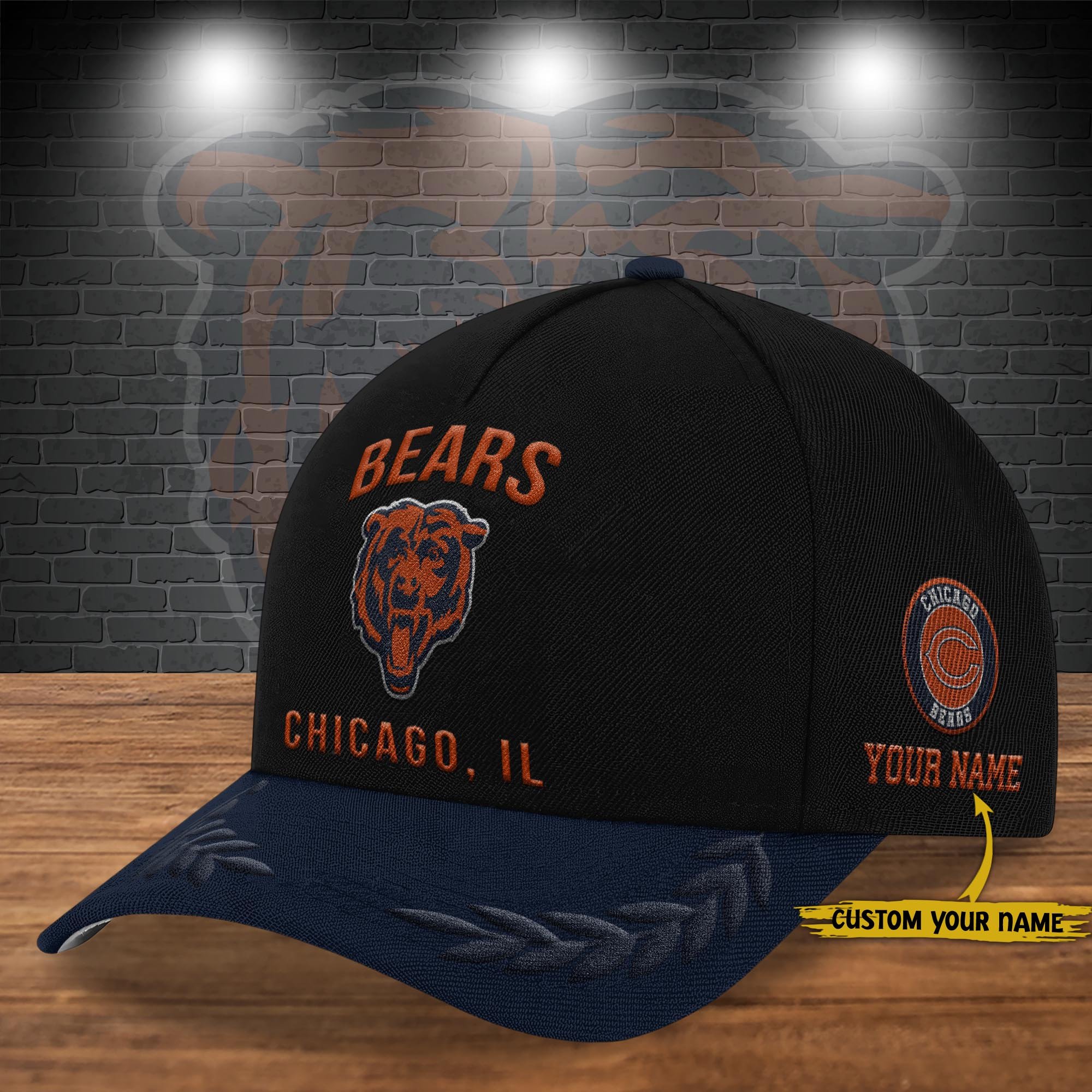 Chicago Bears Cap New 2025 Version Custom Your Name, Sport Team Cap, Sport Gift For Fans EHIVM-04151850 