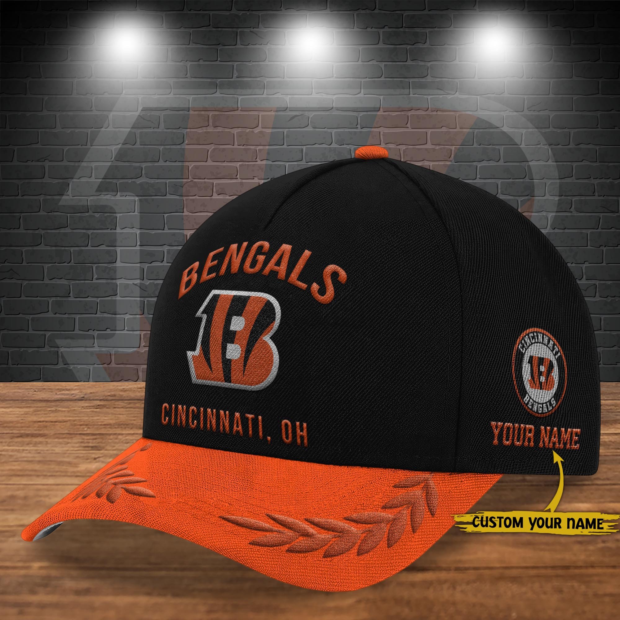 Cincinnati Bengals Cap New 2025 Version Custom Your Name, Sport Team Cap, Sport Gift For Fans EHIVM-04151850 