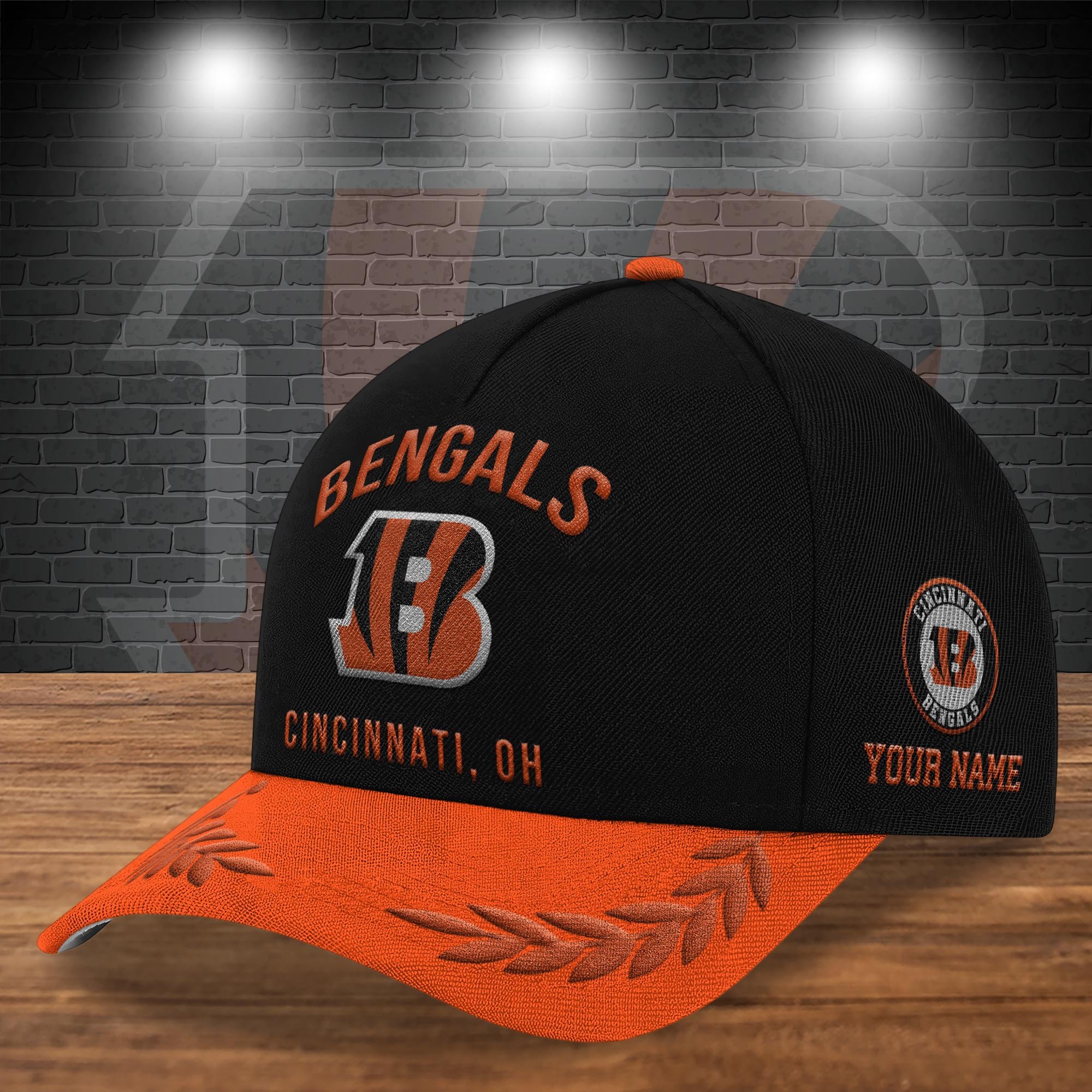 Alternative view of Cincinnati Bengals Cap New 2025 Version Custom Your Name, Sport Team Cap, Sport Gift For Fans EHIVM-04151850 