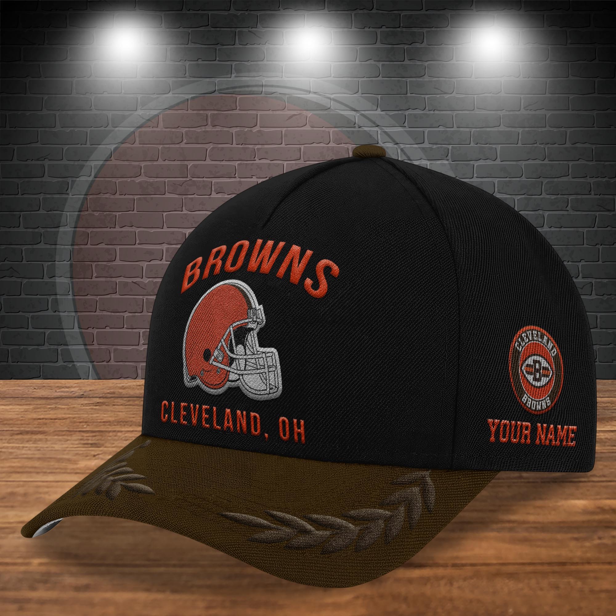 Alternative view of Cleveland Browns Cap New 2025 Version Custom Your Name, Sport Team Cap, Sport Gift For Fans EHIVM-04151850 