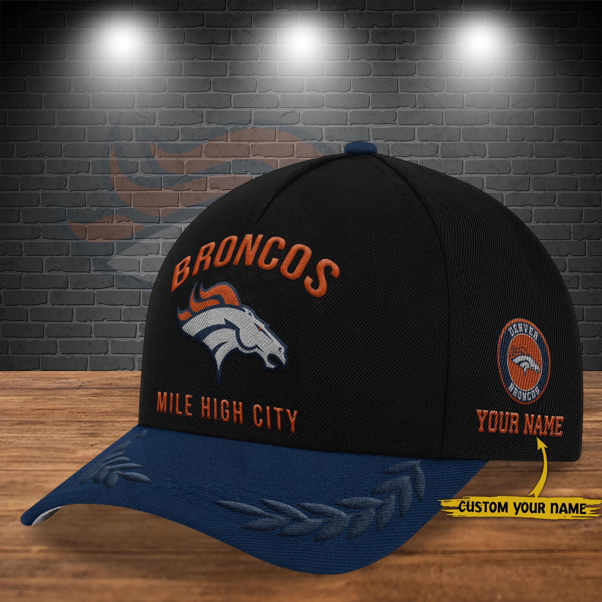 Denver Broncos Cap New 2025 Version Custom Your Name, Sport Team Cap, Sport Gift For Fans EHIVM-04151850 