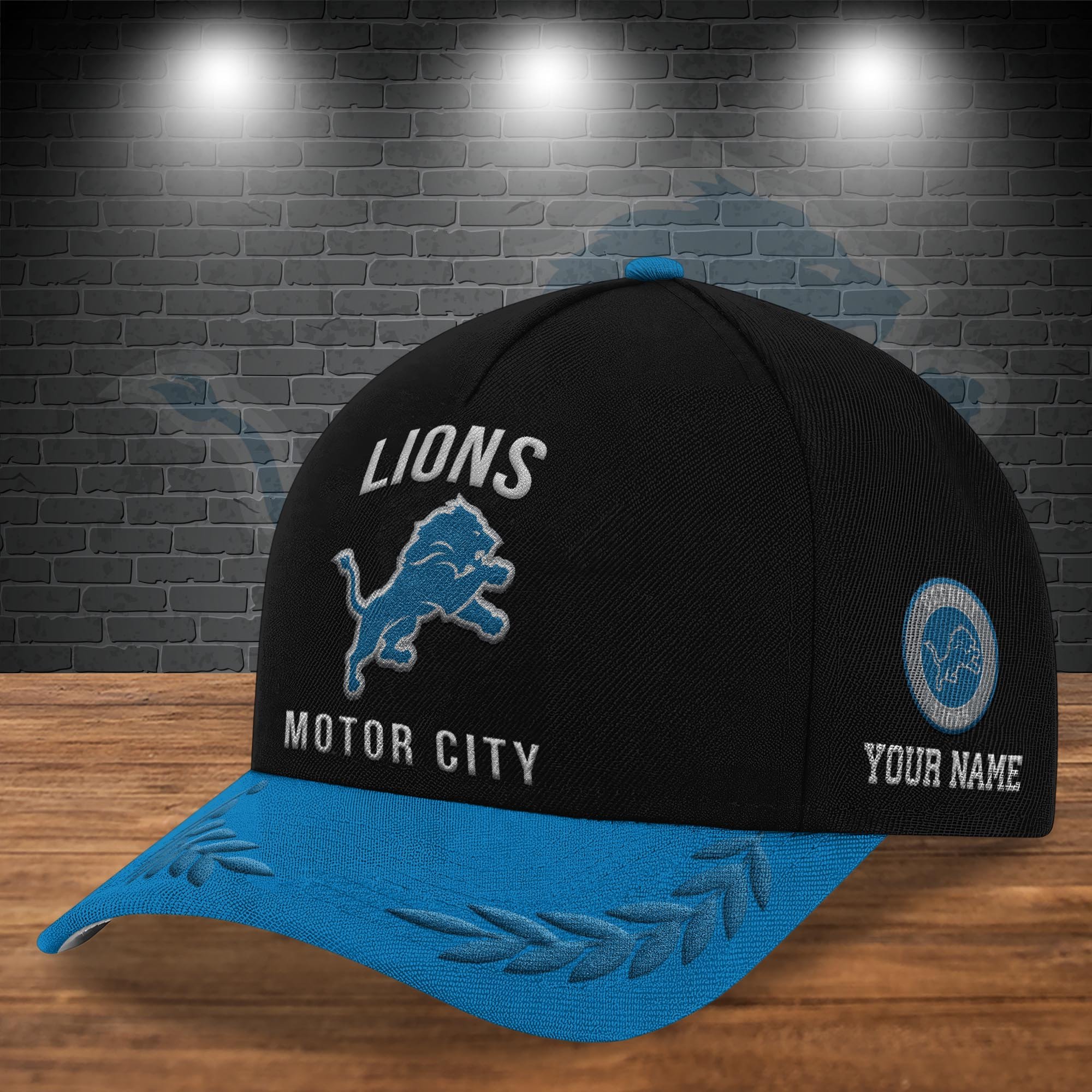 Alternative view of Detroit Lions Cap New 2025 Version Custom Your Name, Sport Team Cap, Sport Gift For Fans EHIVM-04151850 