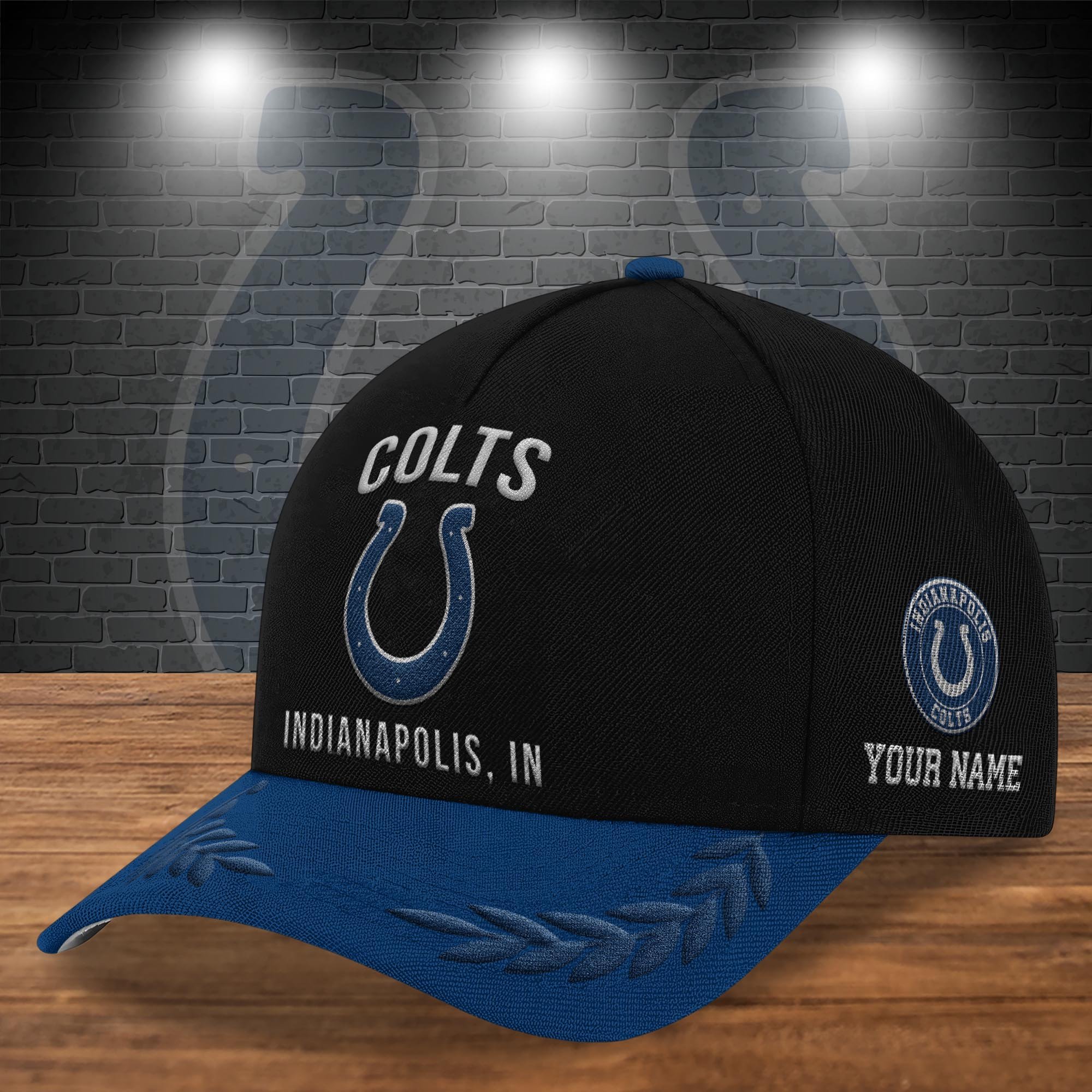 Alternative view of Indianapolis Colts Cap New 2025 Version Custom Your Name, Sport Team Cap, Sport Gift For Fans EHIVM-04151850 