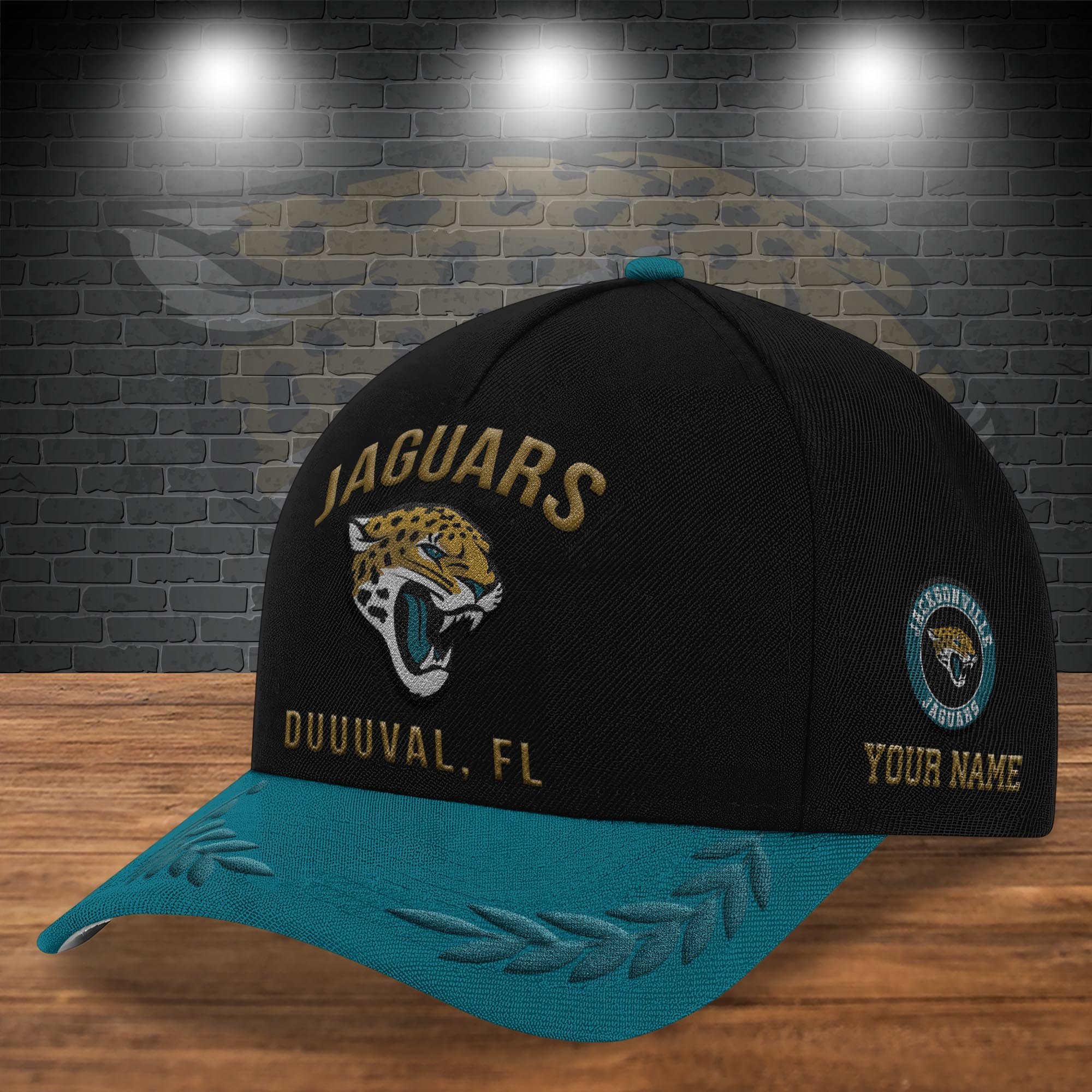 Alternative view of Jacksonville Jaguars Cap New 2025 Version Custom Your Name, Sport Team Cap, Sport Gift For Fans EHIVM-04151850 