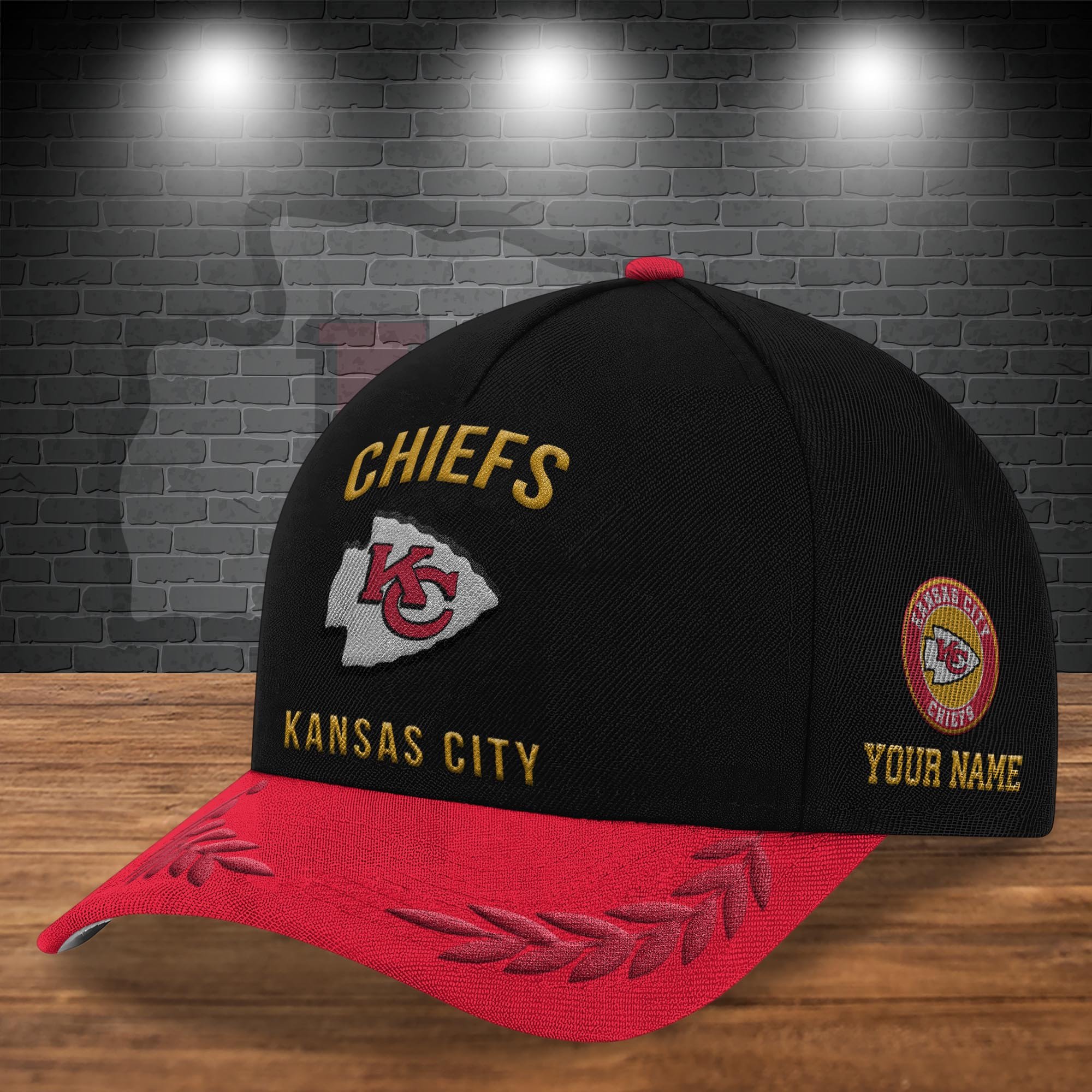 Alternative view of Kansas City Chiefs Cap New 2025 Version Custom Your Name, Sport Team Cap, Sport Gift For Fans EHIVM-04151850 