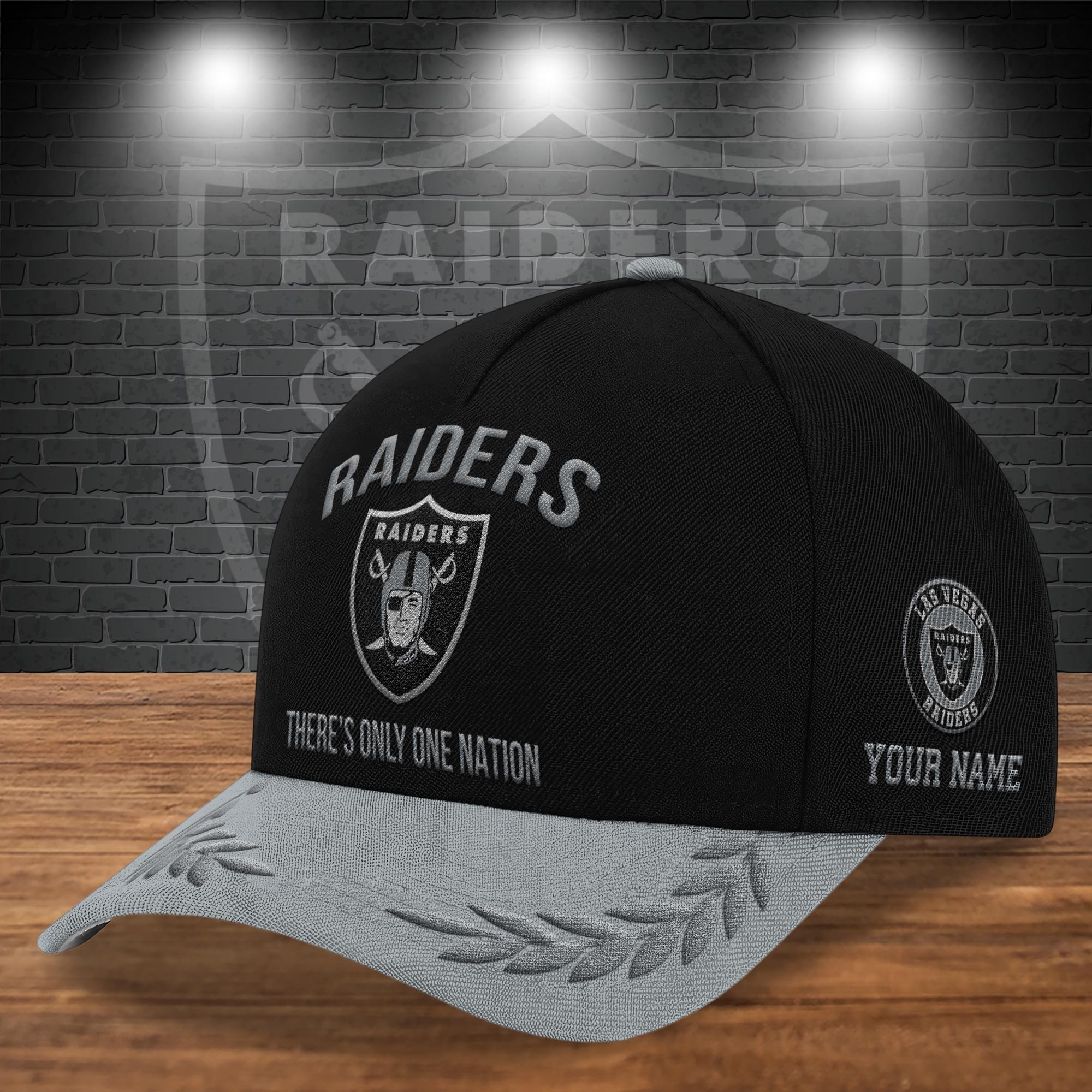 Alternative view of Las Vegas Raiders Cap New 2025 Version Custom Your Name, Sport Team Cap, Sport Gift For Fans EHIVM-04151850 
