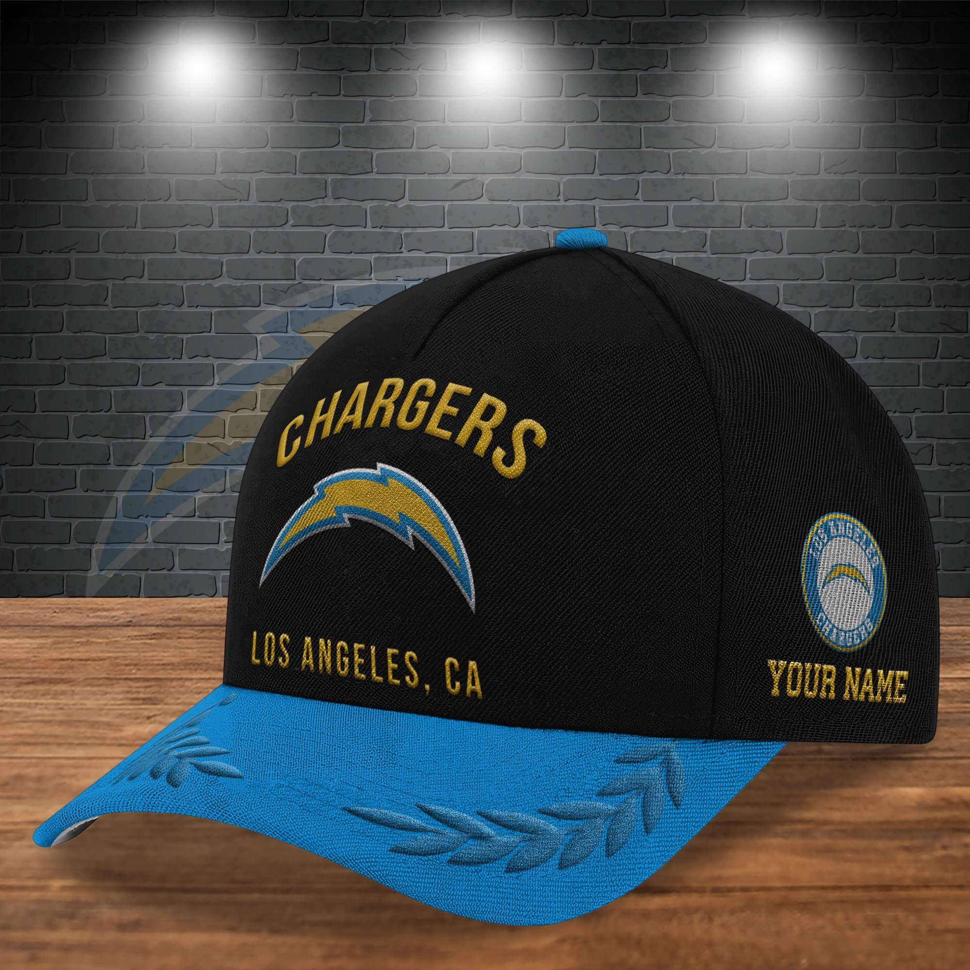Alternative view of Los Angeles Chargers Cap New 2025 Version Custom Your Name, Sport Team Cap, Sport Gift For Fans EHIVM-04151850 
