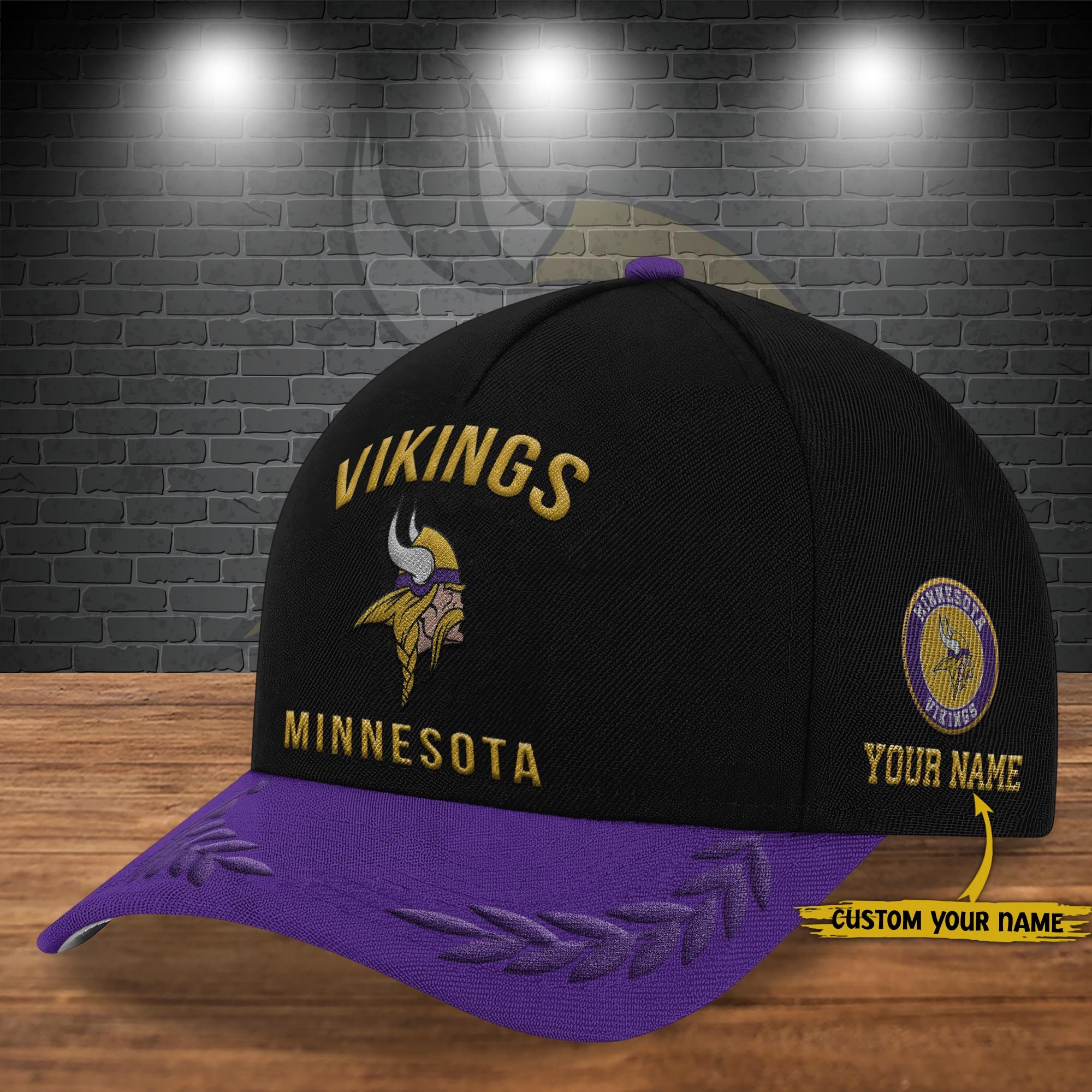 Minnesota Vikings Cap New 2025 Version Custom Your Name, Sport Team Cap, Sport Gift For Fans EHIVM-04151850 