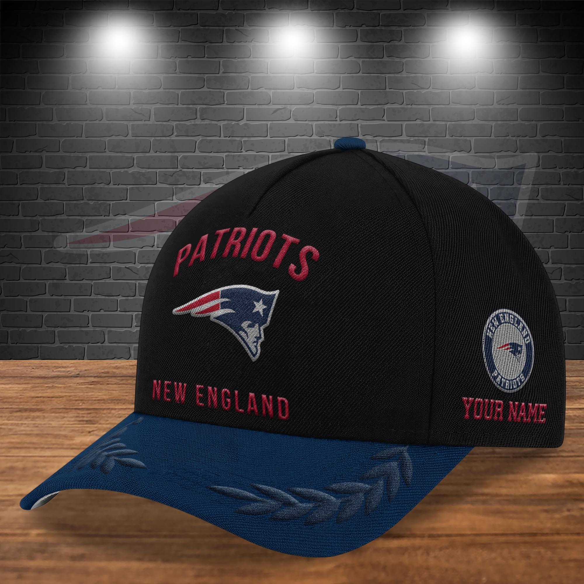 Alternative view of New England Patriots Cap New 2025 Version Custom Your Name, Sport Team Cap, Sport Gift For Fans EHIVM-04151850 