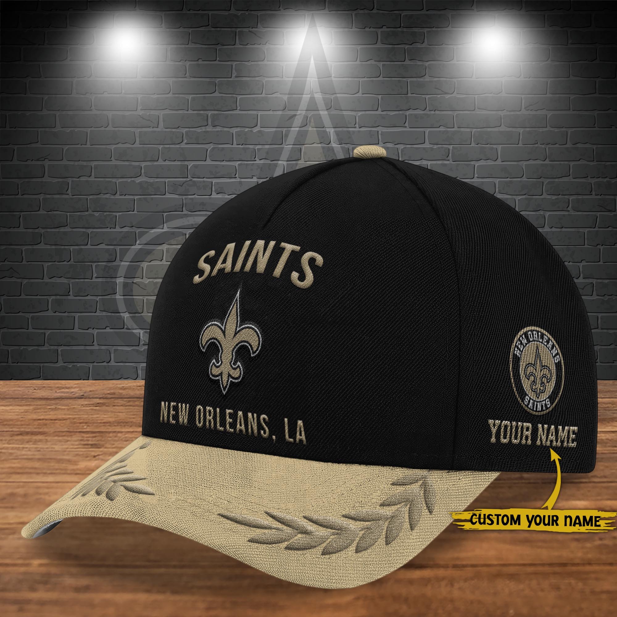 New Orleans Saints Cap New 2025 Version Custom Your Name, Sport Team Cap, Sport Gift For Fans EHIVM-04151850 