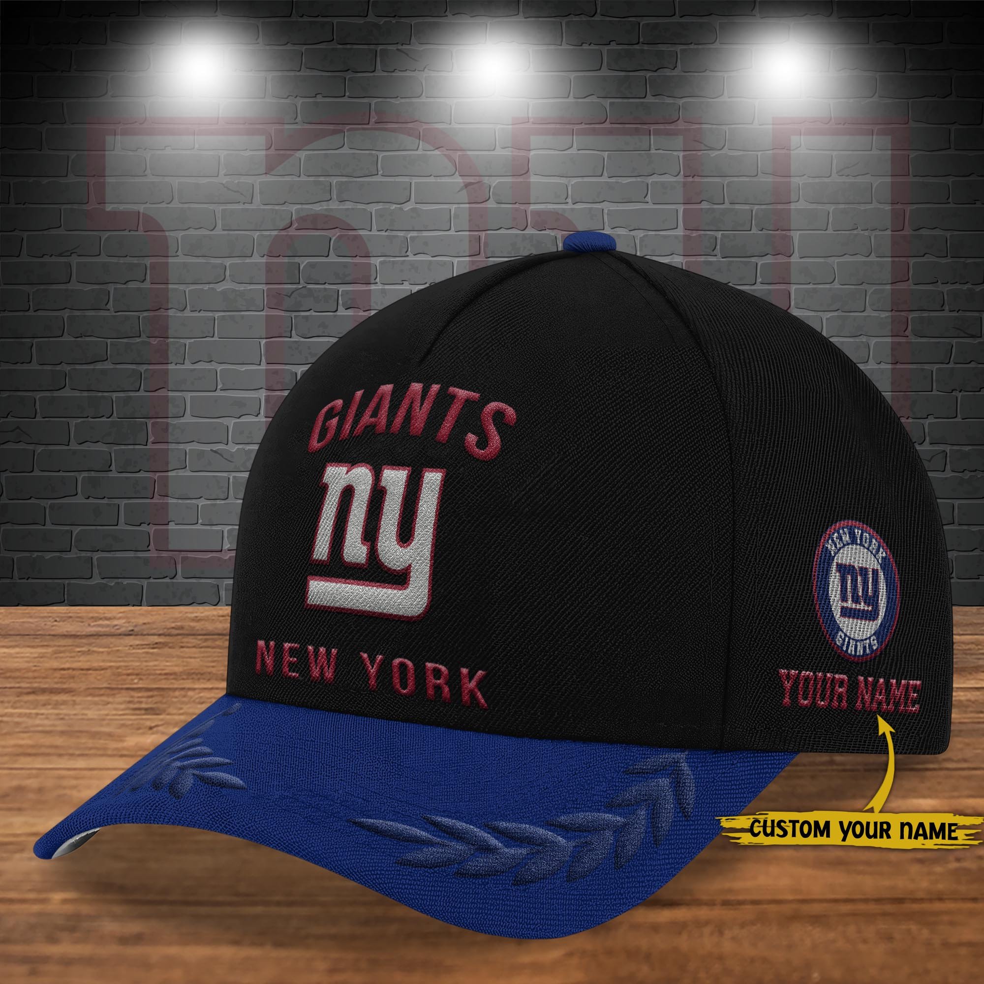 New York Giants Cap New 2025 Version Custom Your Name, Sport Team Cap, Sport Gift For Fans EHIVM-04151850 
