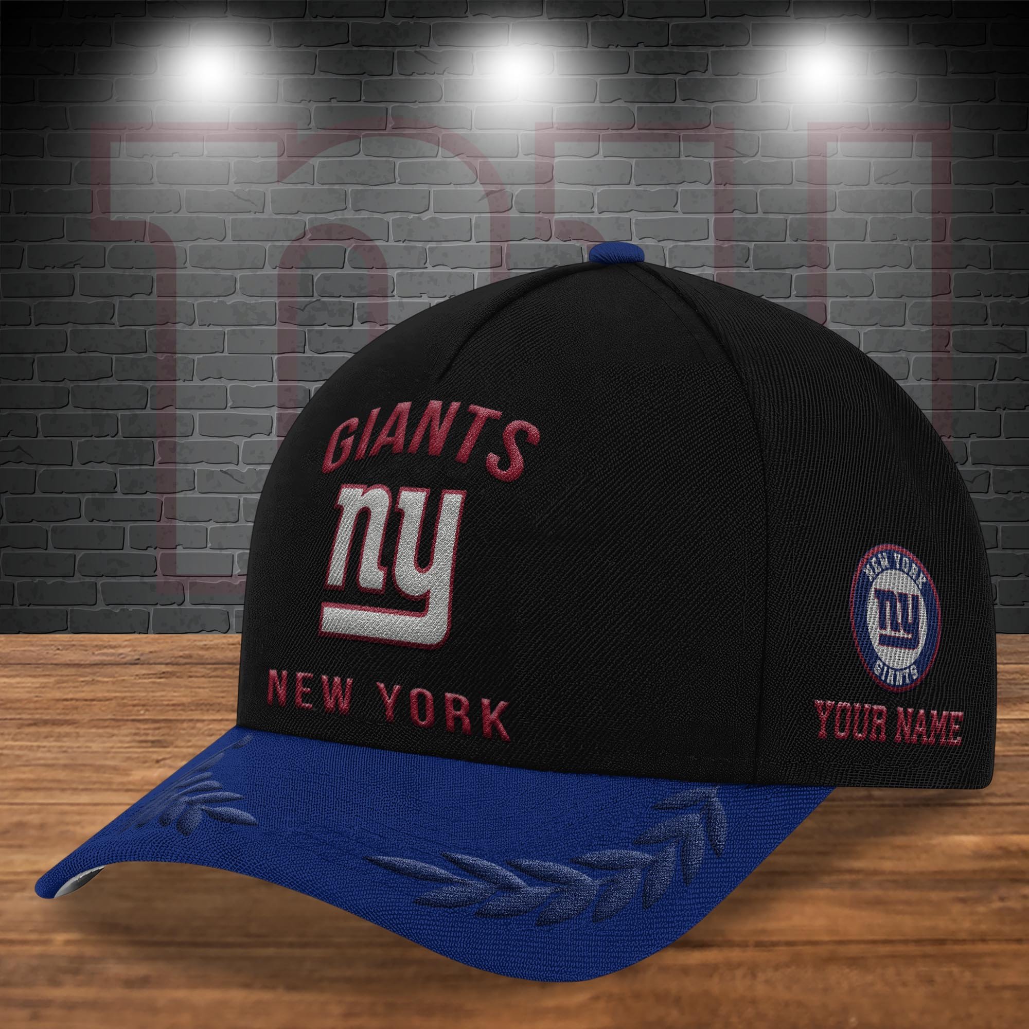 Alternative view of New York Giants Cap New 2025 Version Custom Your Name, Sport Team Cap, Sport Gift For Fans EHIVM-04151850 