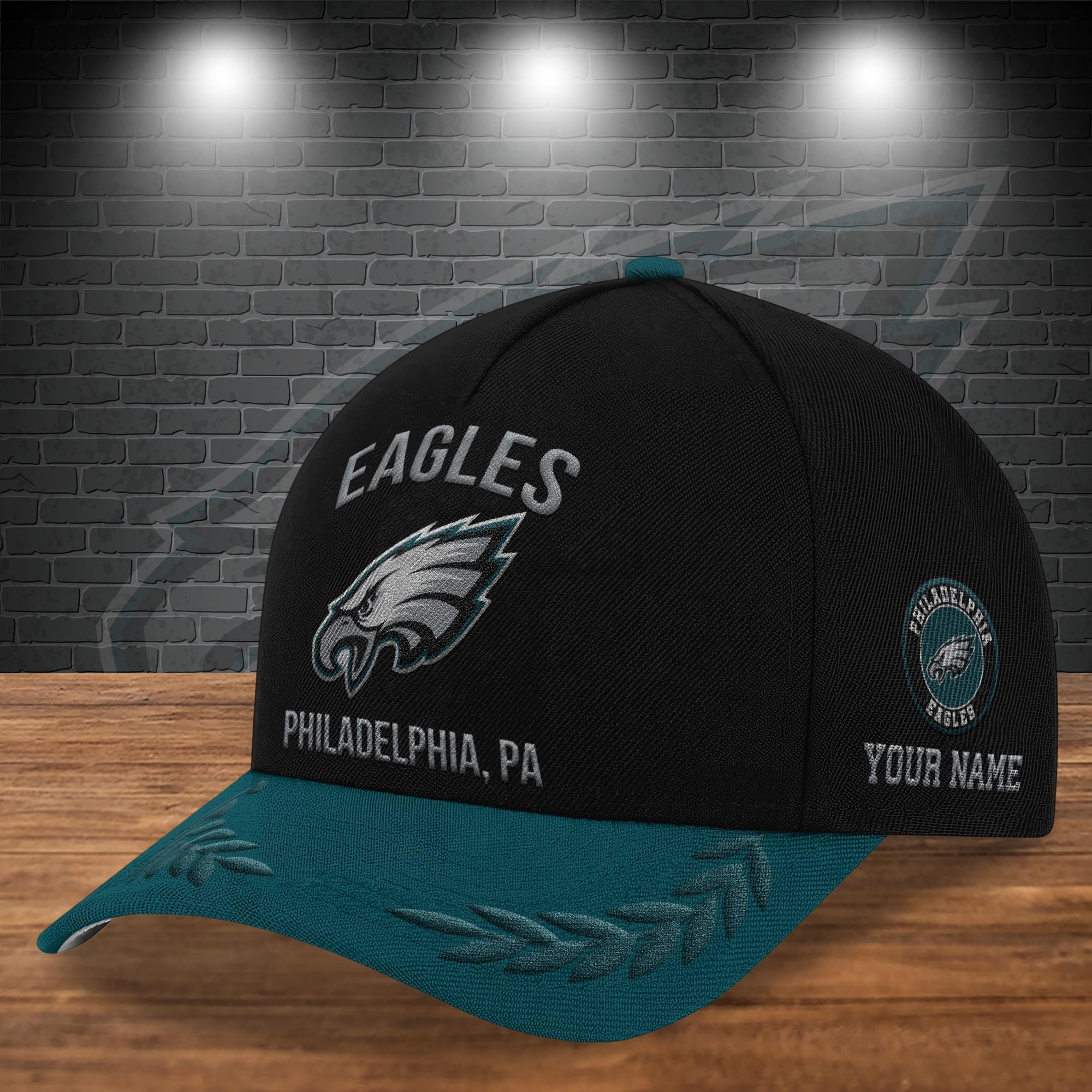 Alternative view of Philadelphia Eagles Cap New 2025 Version Custom Your Name, Sport Team Cap, Sport Gift For Fans EHIVM-04151850 