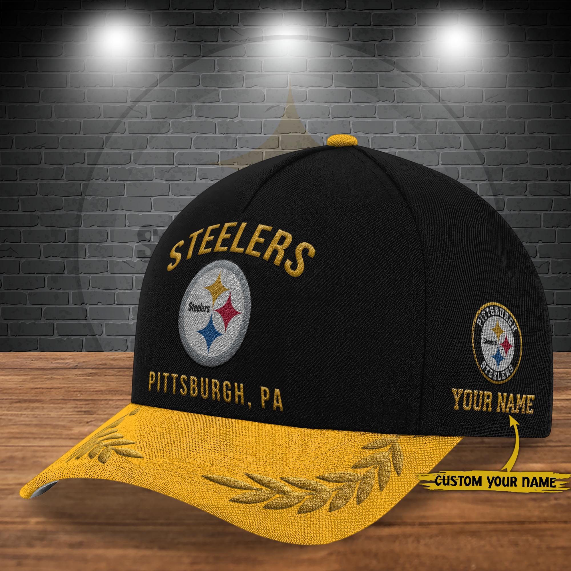 Pittsburgh Steelers Cap New 2025 Version Custom Your Name, Sport Team Cap, Sport Gift For Fans EHIVM-04151850 