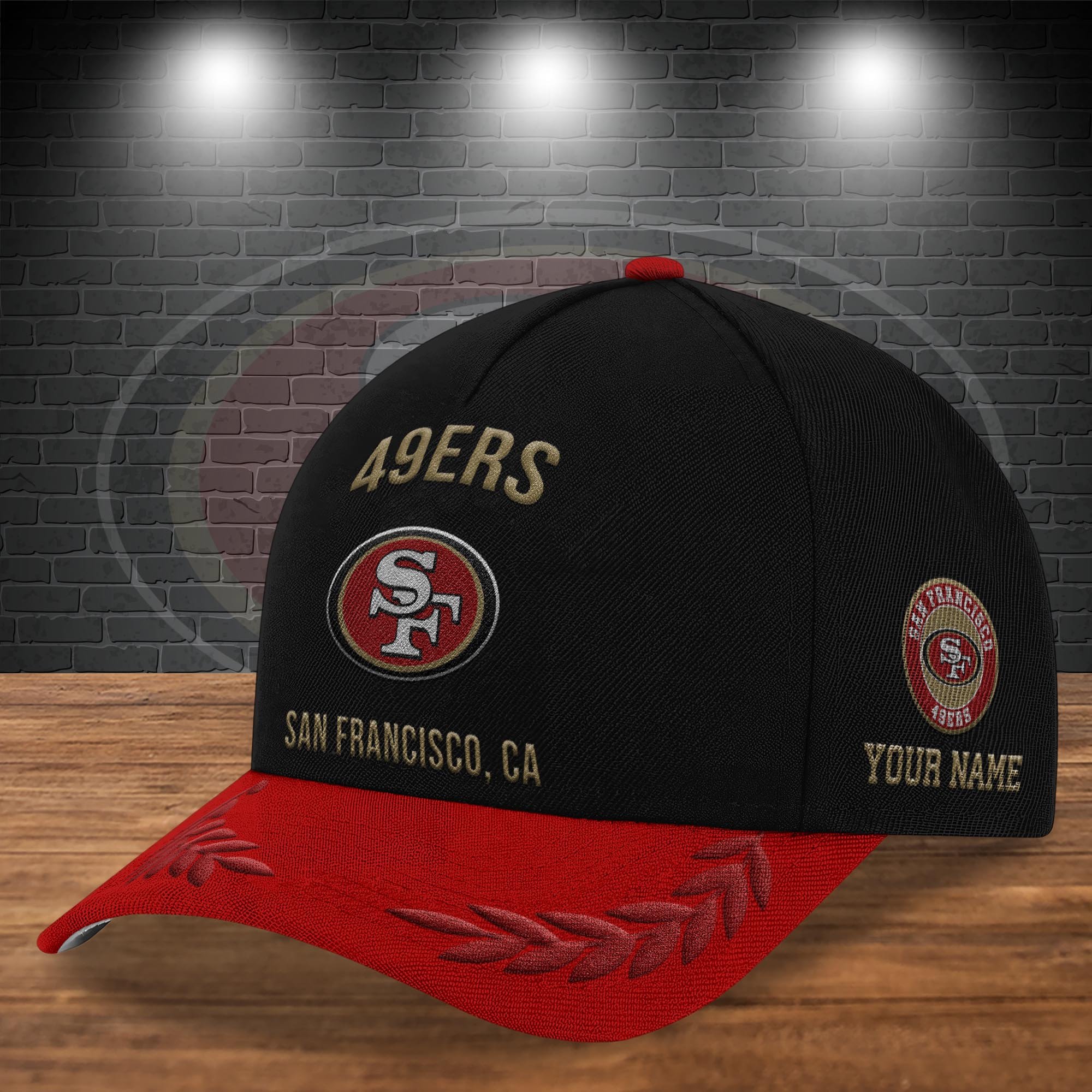 Alternative view of San Francisco 49ers Cap New 2025 Version Custom Your Name, Sport Team Cap, Sport Gift For Fans EHIVM-04151850 