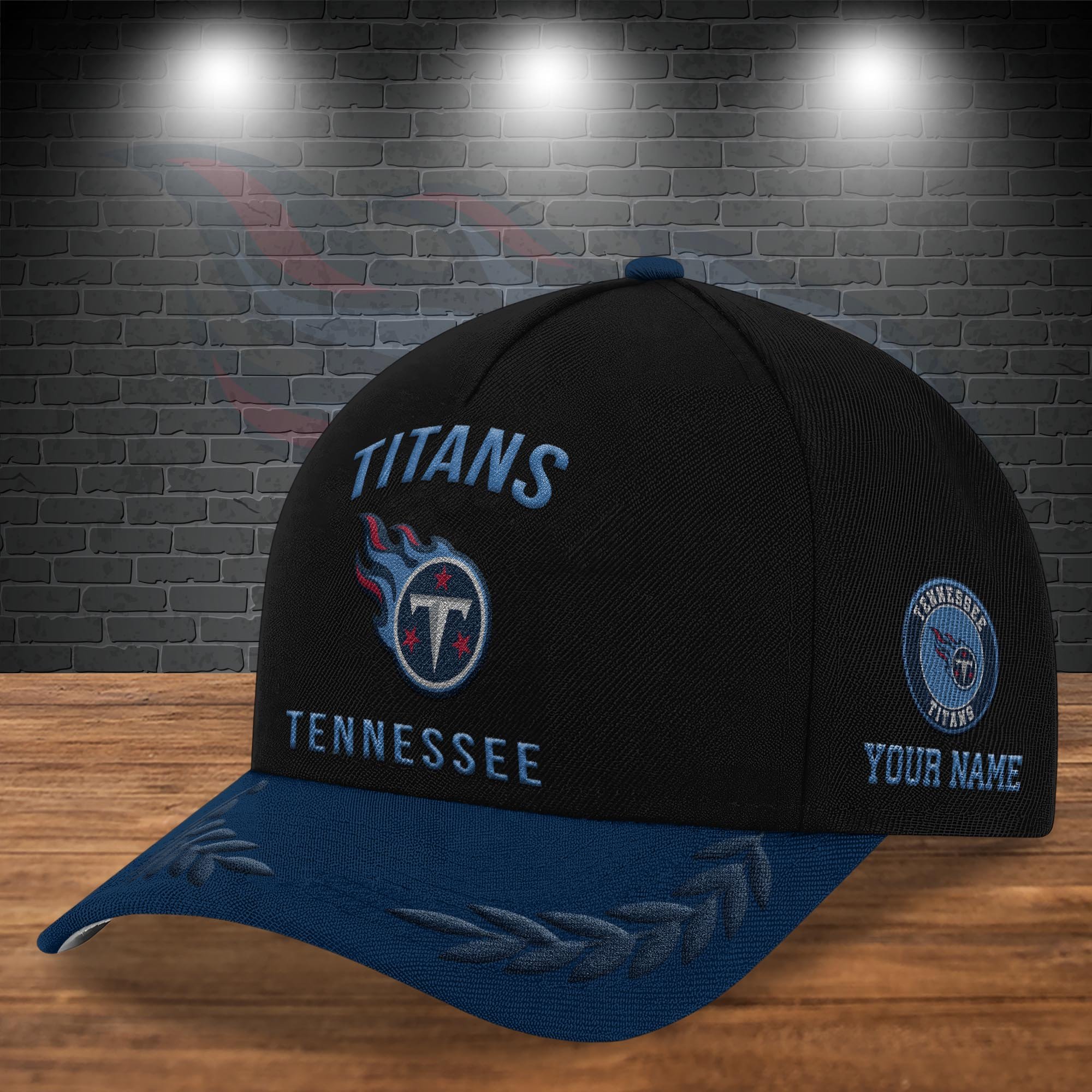Alternative view of Tennessee Titans Cap New 2025 Version Custom Your Name, Sport Team Cap, Sport Gift For Fans EHIVM-04151850 