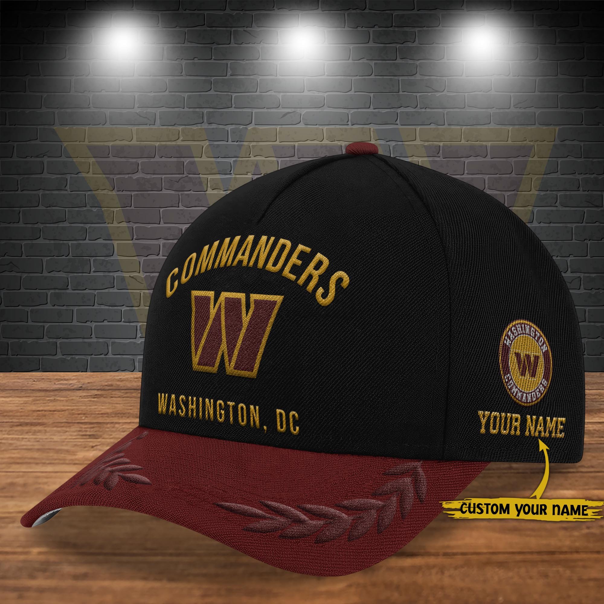 Washington Commanders Cap New 2025 Version Custom Your Name, Sport Team Cap, Sport Gift For Fans EHIVM-04151850 