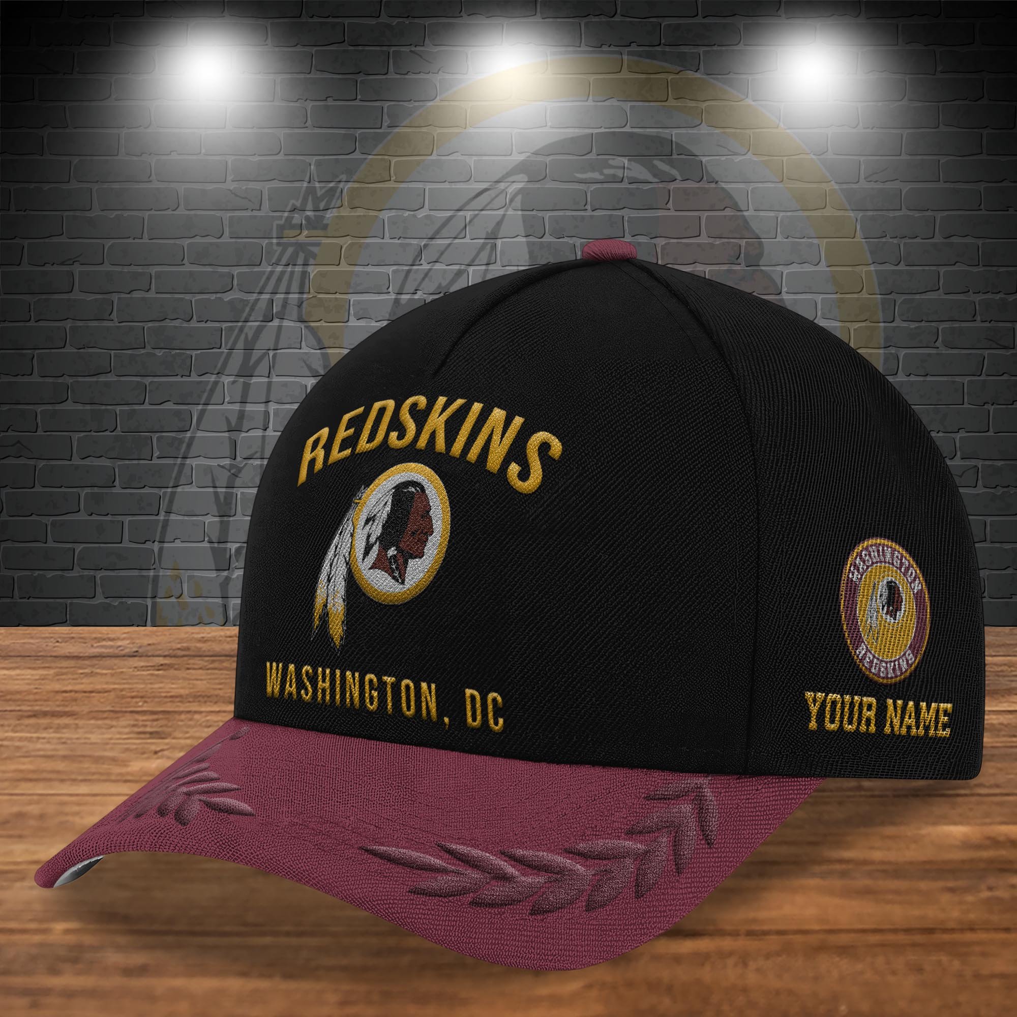 Alternative view of Washington Redskins Cap New 2025 Version Custom Your Name, Sport Team Cap, Sport Gift For Fans EHIVM-04151850 