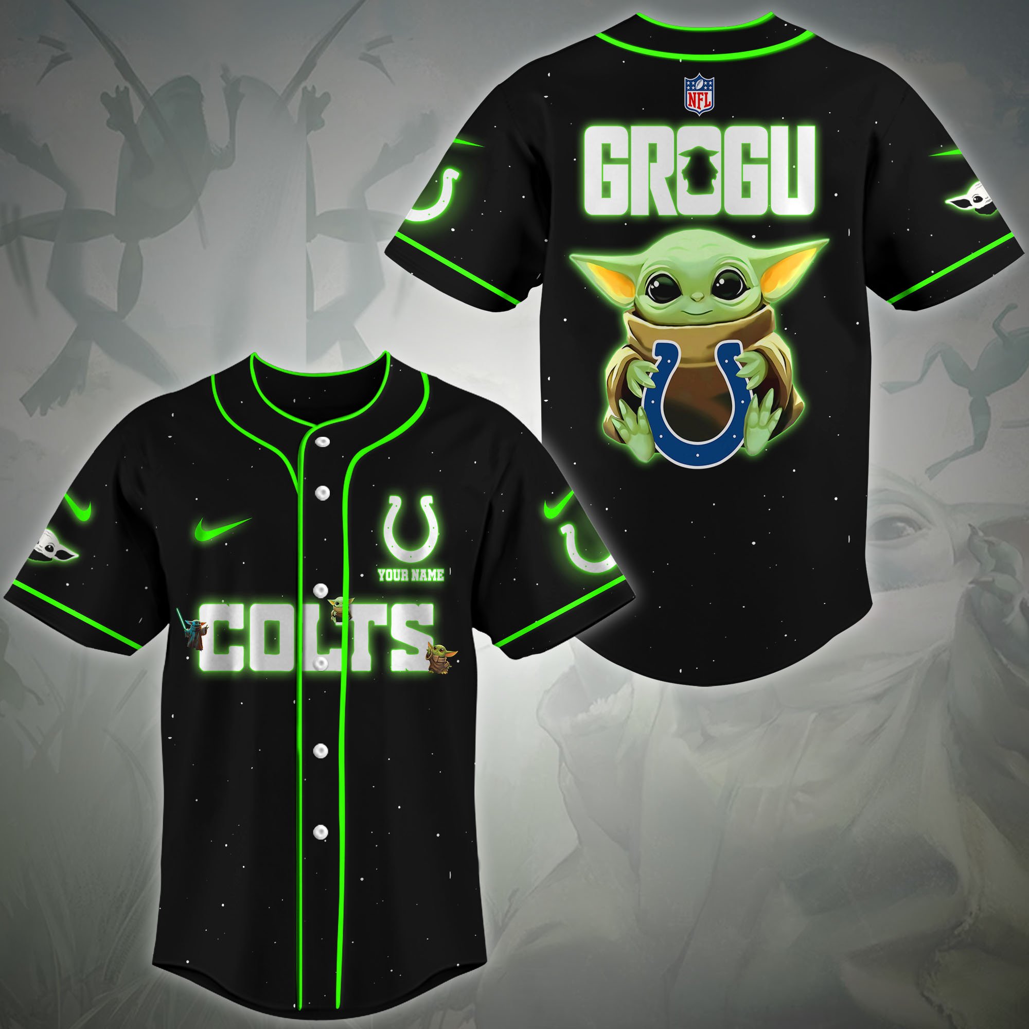 Indianapolis Colts Baseball Shirt Custom Name, Sport Team Shirt, Sport Gifts ETRG-0417188