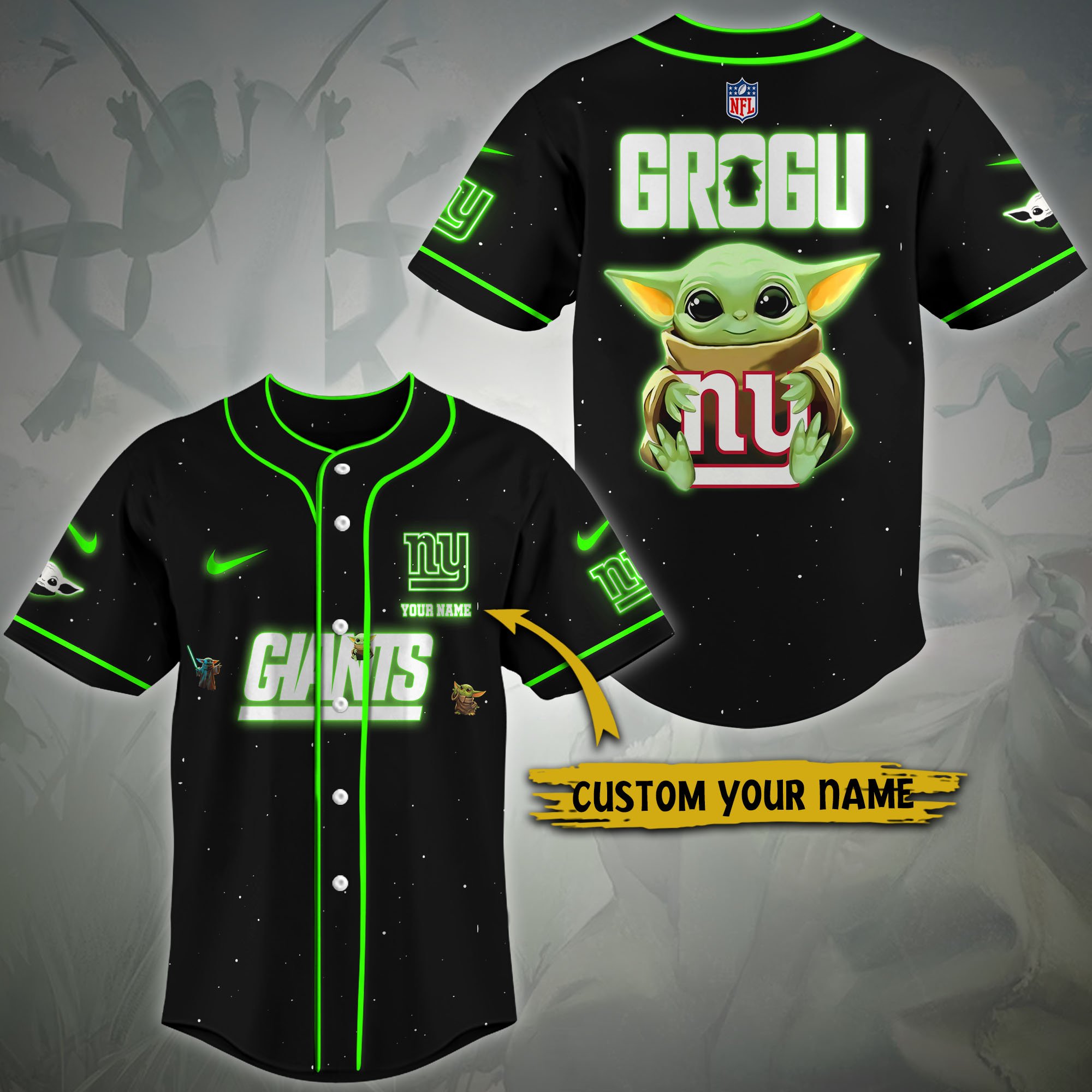 Alternative view of New York Giants Baseball Shirt Custom Name, Sport Team Shirt, Sport Gifts ETRG-0417188
