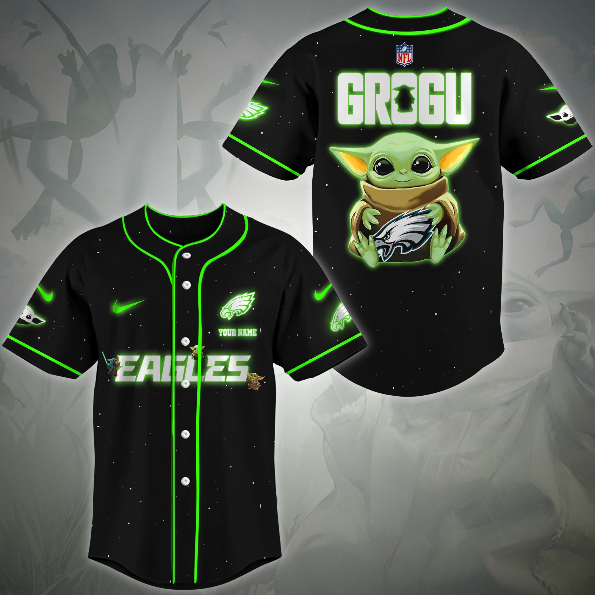 Philadelphia Eagles Baseball Shirt Custom Name, Sport Team Shirt, Sport Gifts ETRG-0417188