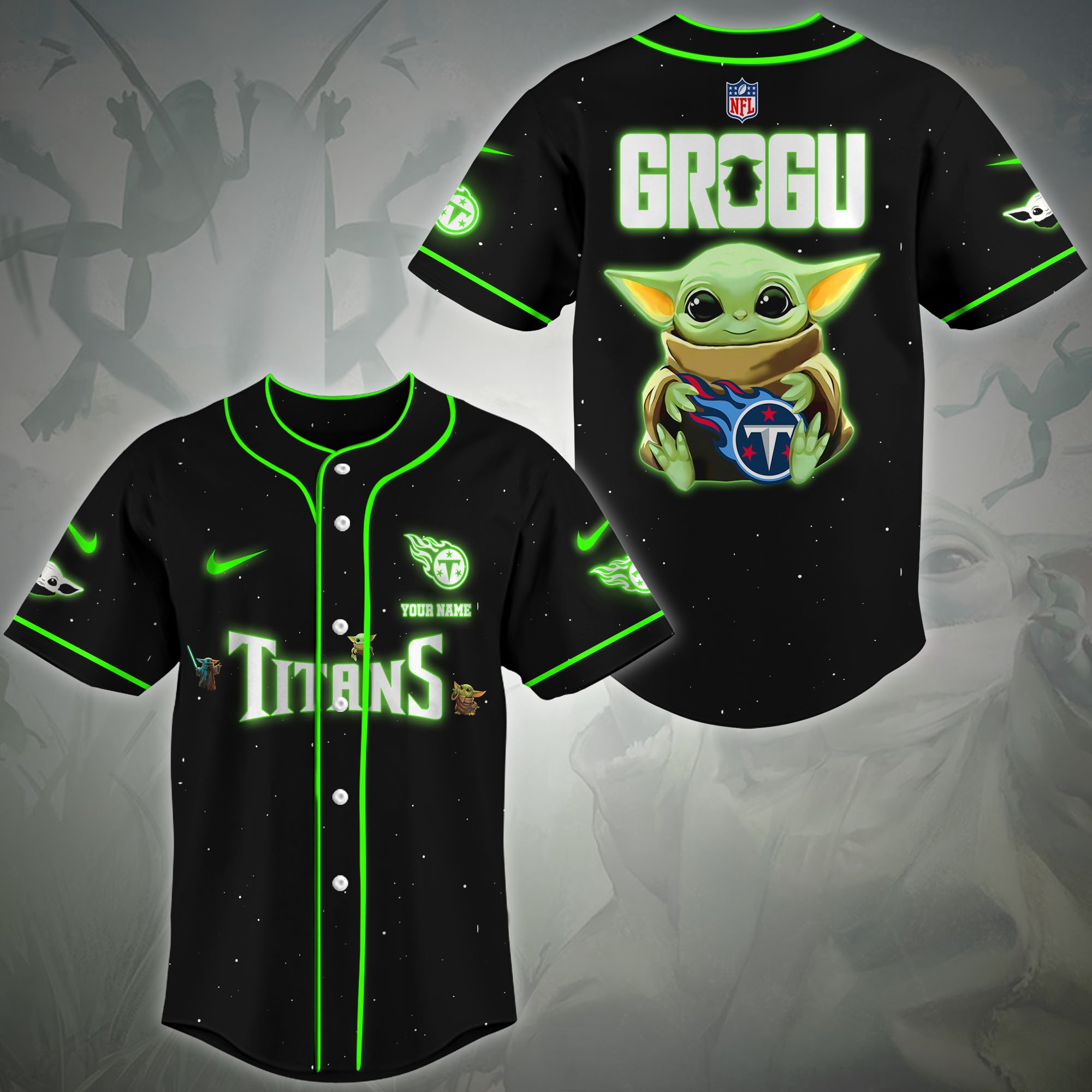 Tennessee Titans Baseball Shirt Custom Name, Sport Team Shirt, Sport Gifts ETRG-0417188