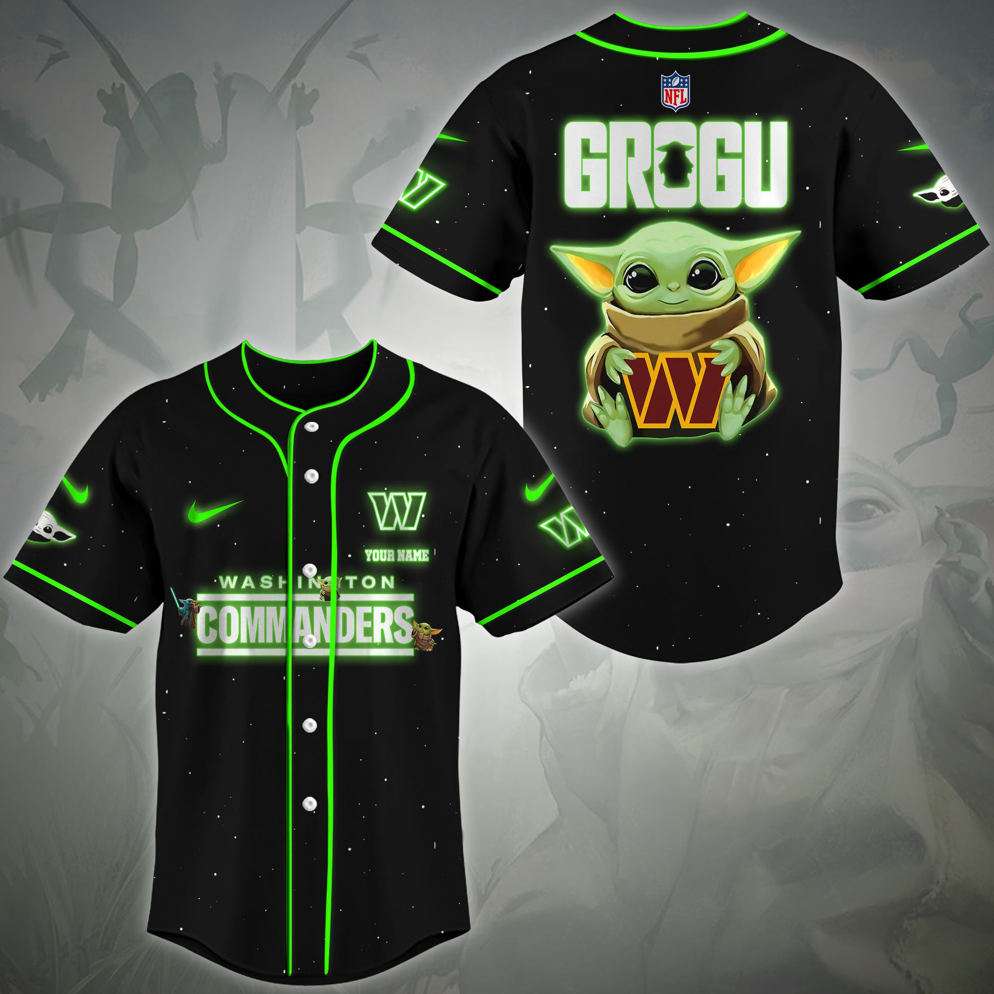 Washington Commanders Baseball Shirt Custom Name, Sport Team Shirt, Sport Gifts ETRG-0417188