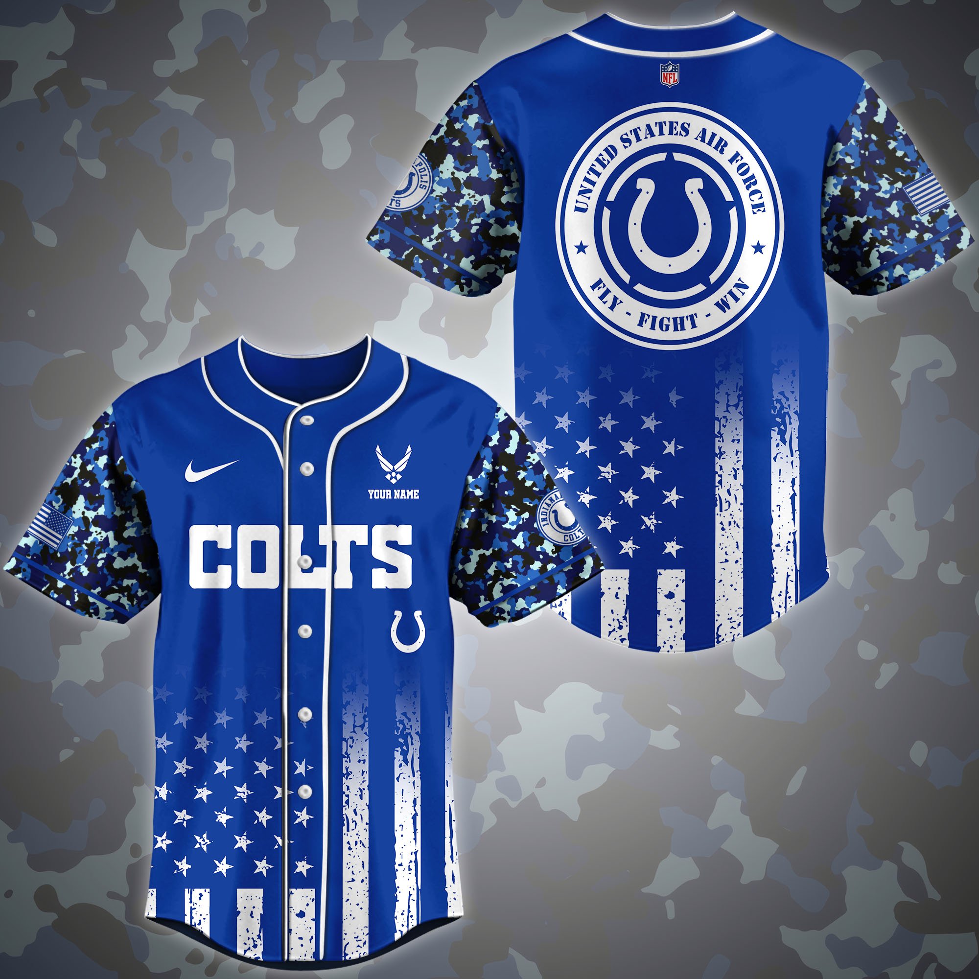 Indianapolis Colts Baseball Shirt Custom Name, Sport Shirt For Fans, Fan Gifts ETRG-04191939