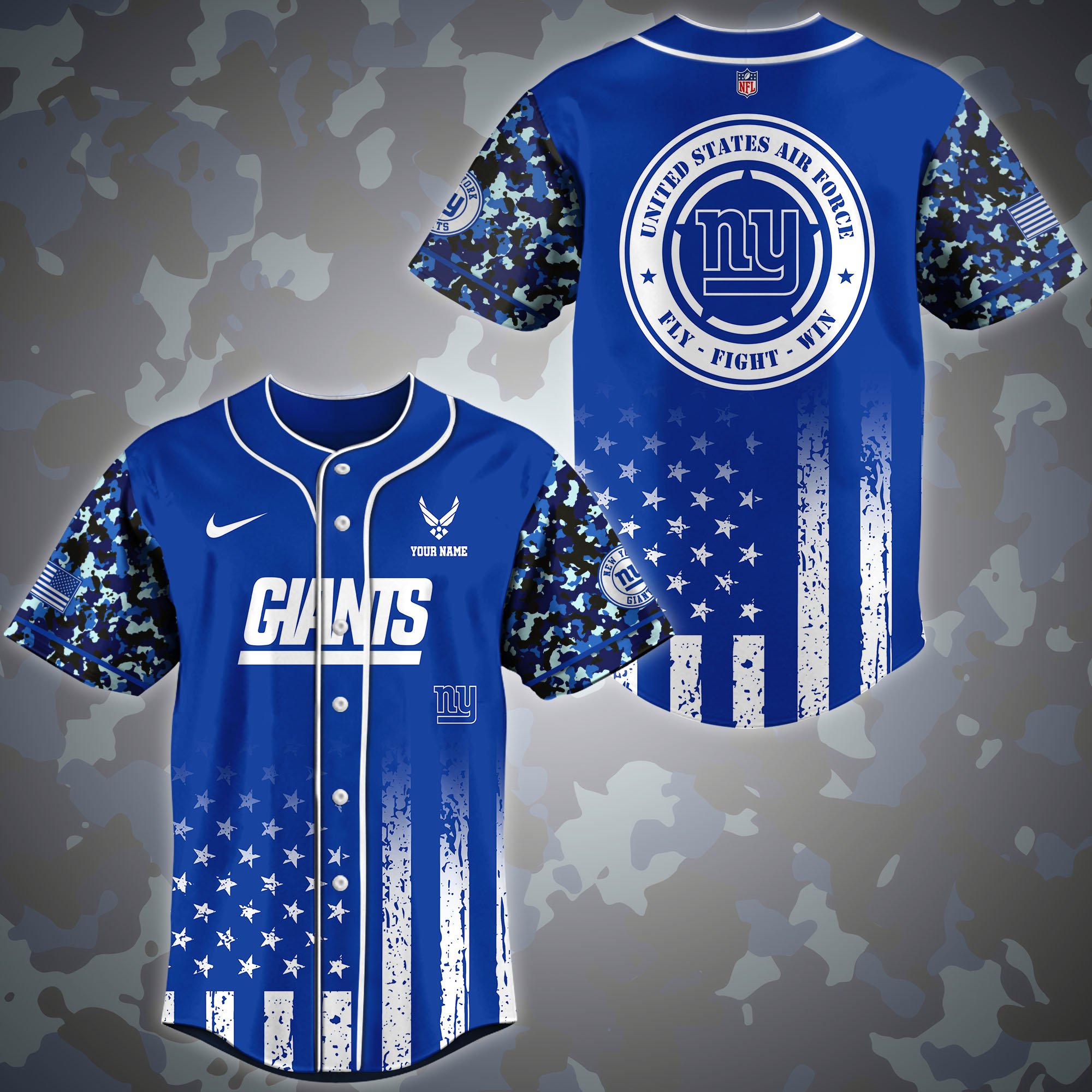 New York Giants Baseball Shirt Custom Name, Sport Shirt For Fans, Fan Gifts ETRG-04191939