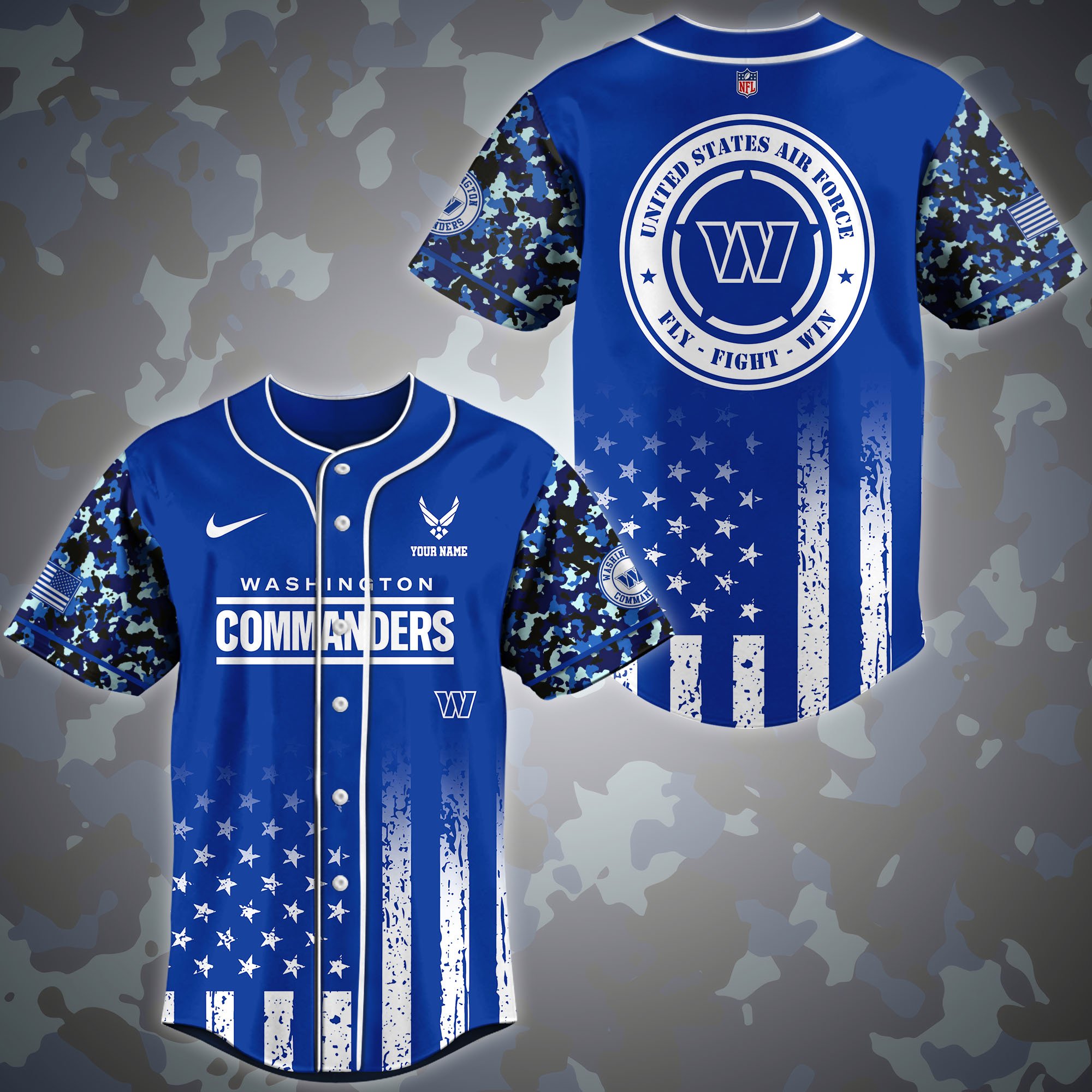 Washington Commanders Baseball Shirt Custom Name, Sport Shirt For Fans, Fan Gifts ETRG-04191939