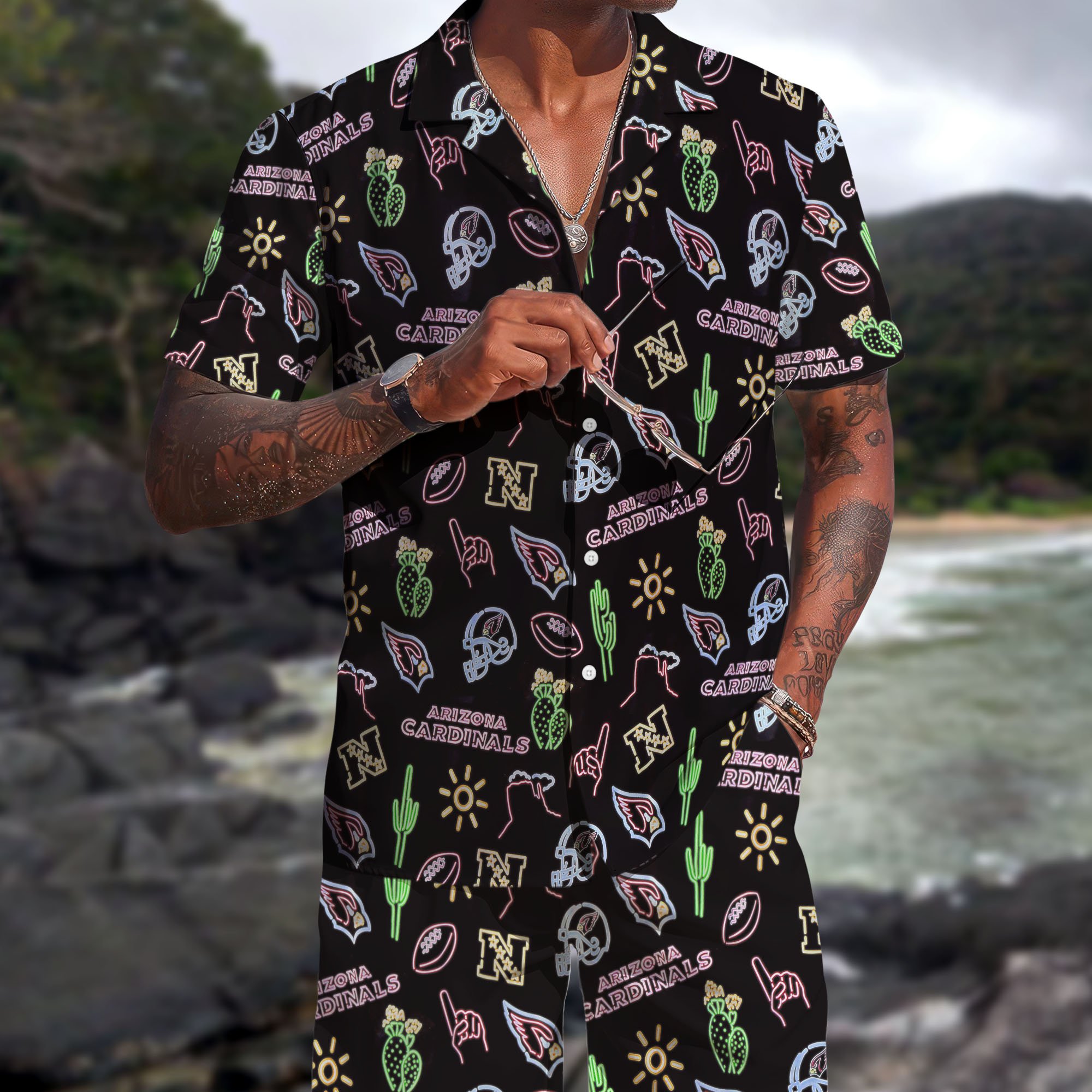 Washington Redskins Hawaiian Shorts Set  2025 Version, Hawaiian Shirts, Sports Shorts, Gifts For Fan EHIVM-03281511