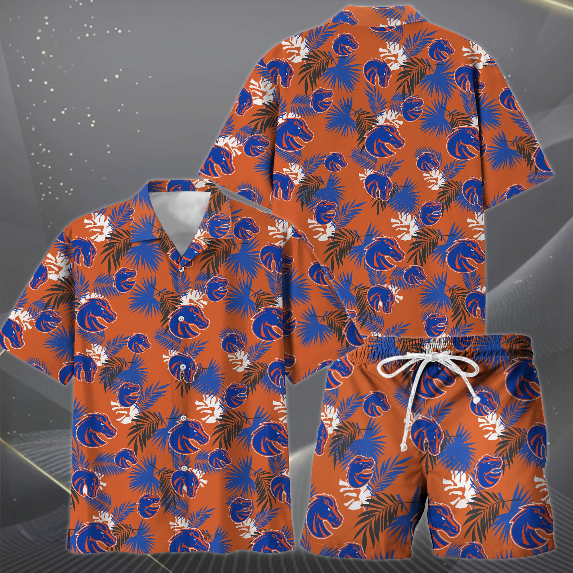 Alternative view of Boise State Broncos Hawaiian Shorts Set  2025 Version, Hawaiian Shirts, Sports Shorts, Gifts For Fan EHIVM-04171878
