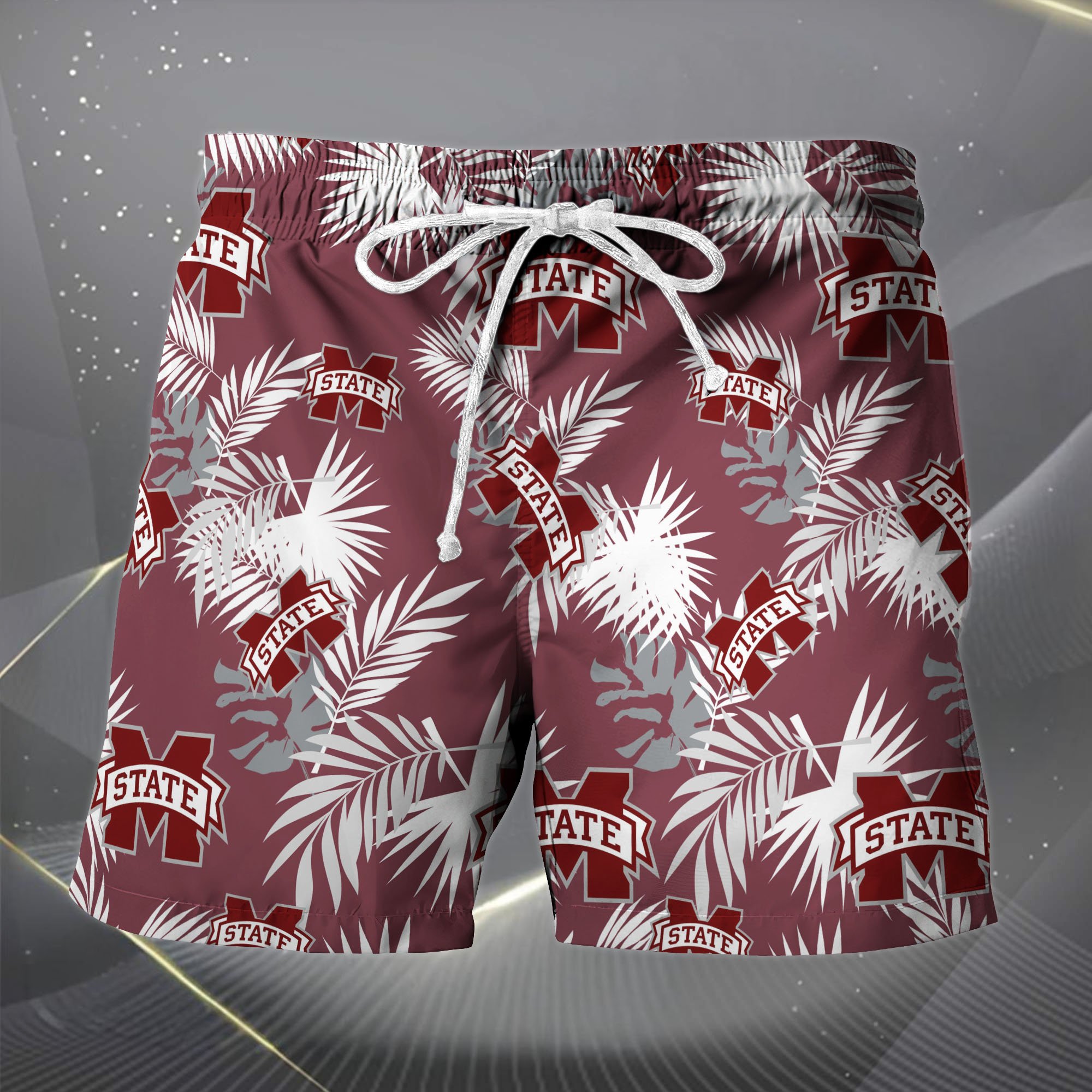 Mississippi State Bulldogs Hawaiian Shorts Set 2025 Version, Hawaiian Shirts, Sports Shorts, Gifts For Fan EHIVM-04171878 - Image 4