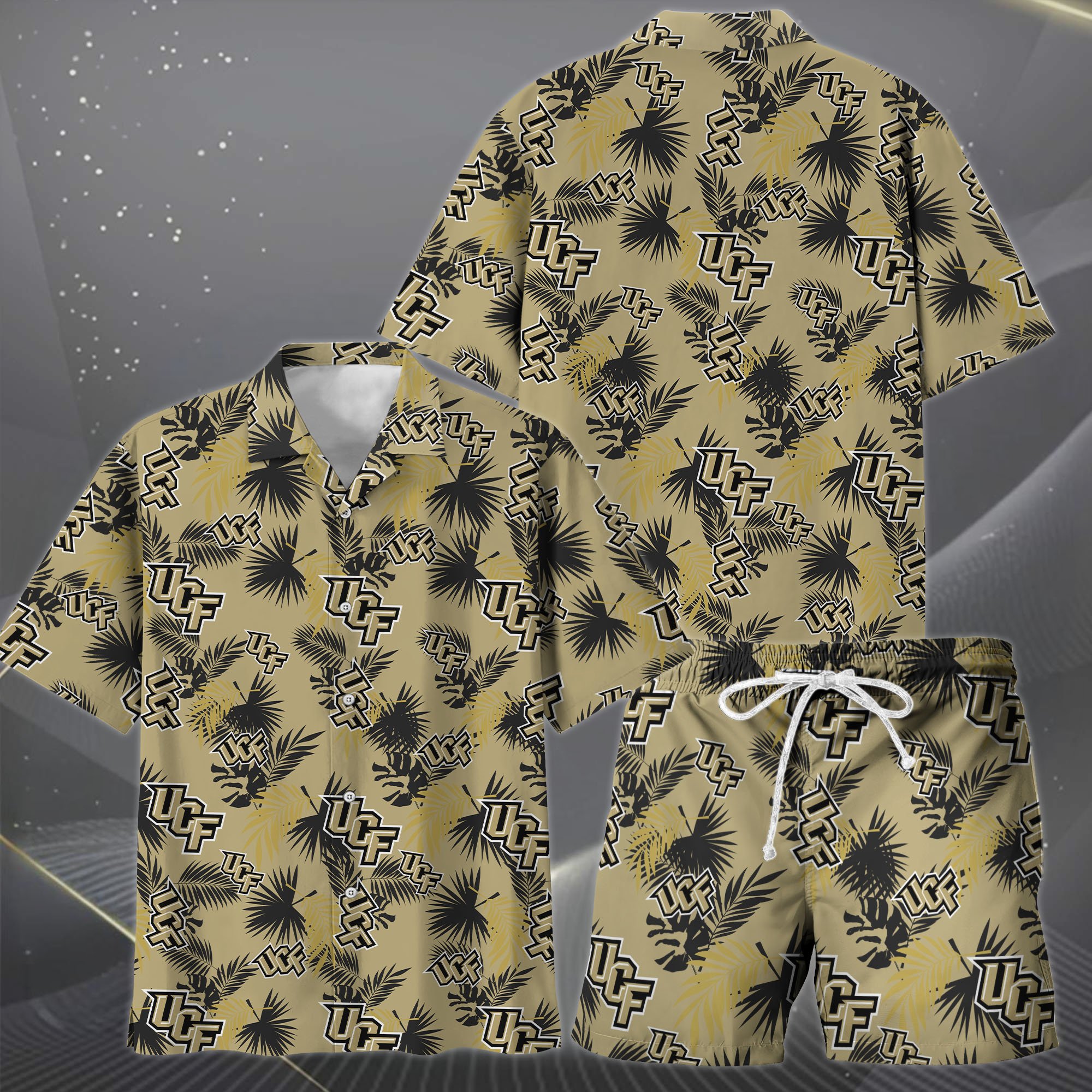 Alternative view of UCF Knights Hawaiian Shorts Set  2025 Version, Hawaiian Shirts, Sports Shorts, Gifts For Fan EHIVM-04171878