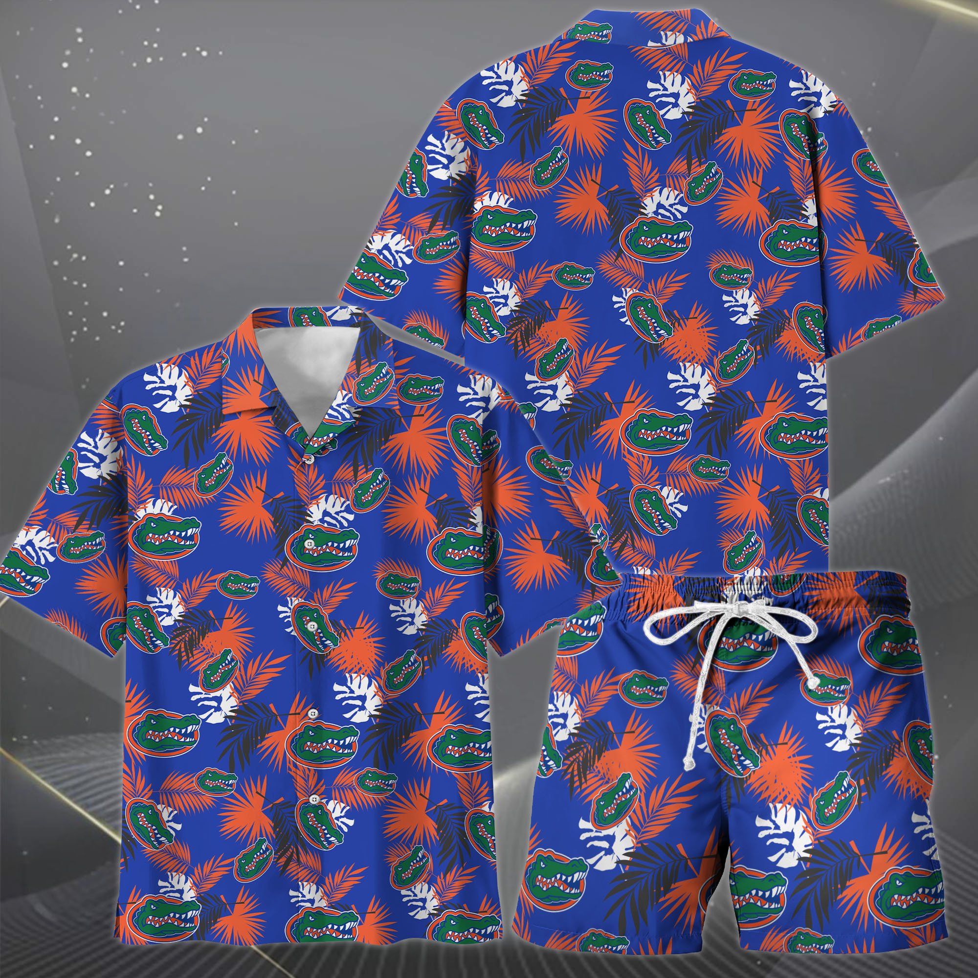 Alternative view of Florida Gators Hawaiian Shorts Set  2025 Version, Hawaiian Shirts, Sports Shorts, Gifts For Fan EHIVM-04171878