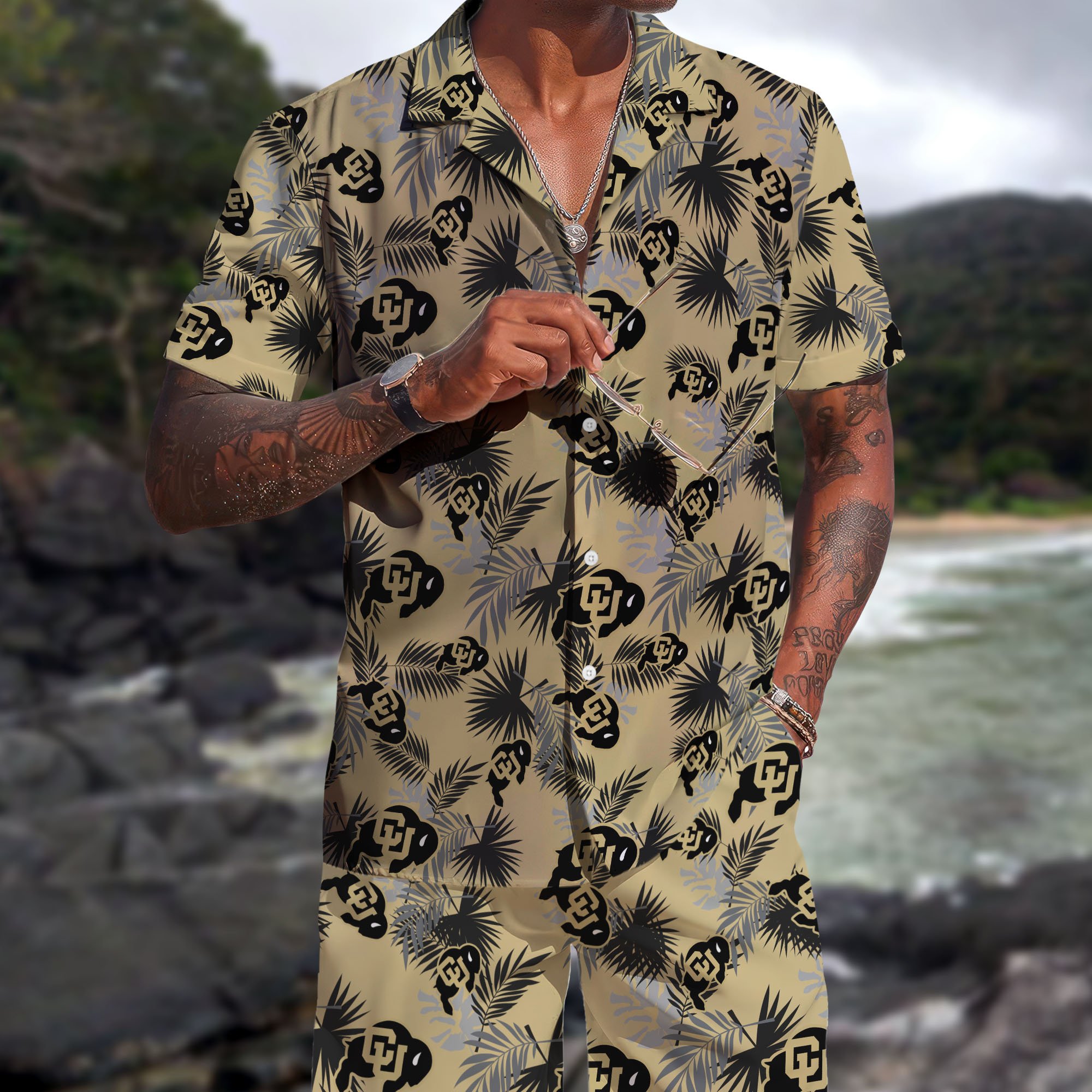 Colorado Buffaloes Hawaiian Shorts Set  2025 Version, Hawaiian Shirts, Sports Shorts, Gifts For Fan EHIVM-04171878