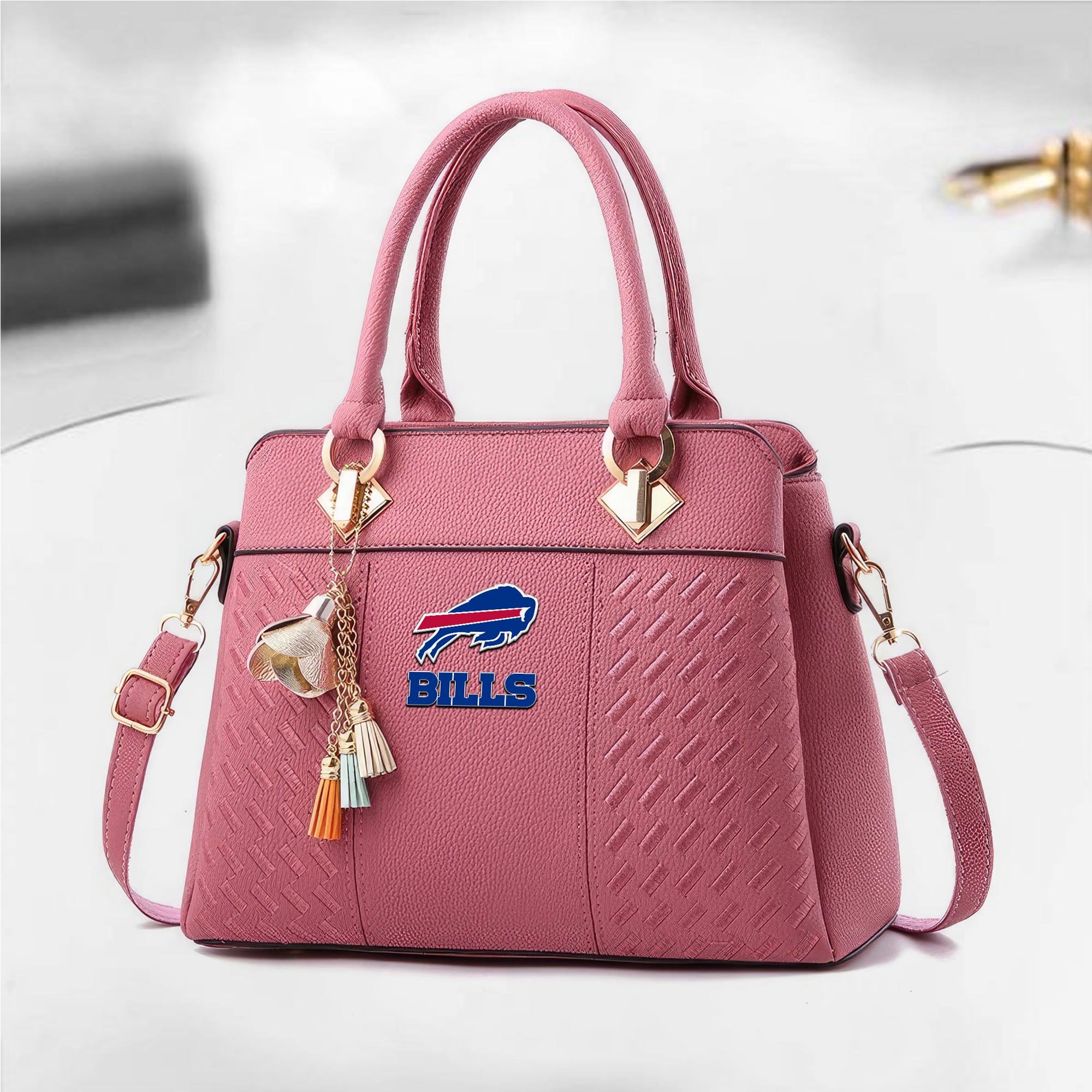 Alternative view of Buffalo Bills Deluxe Handbag For Women 2025 Versions, Sport Deluxe Handbag, Mother's Day Gift EHIVM-04242023