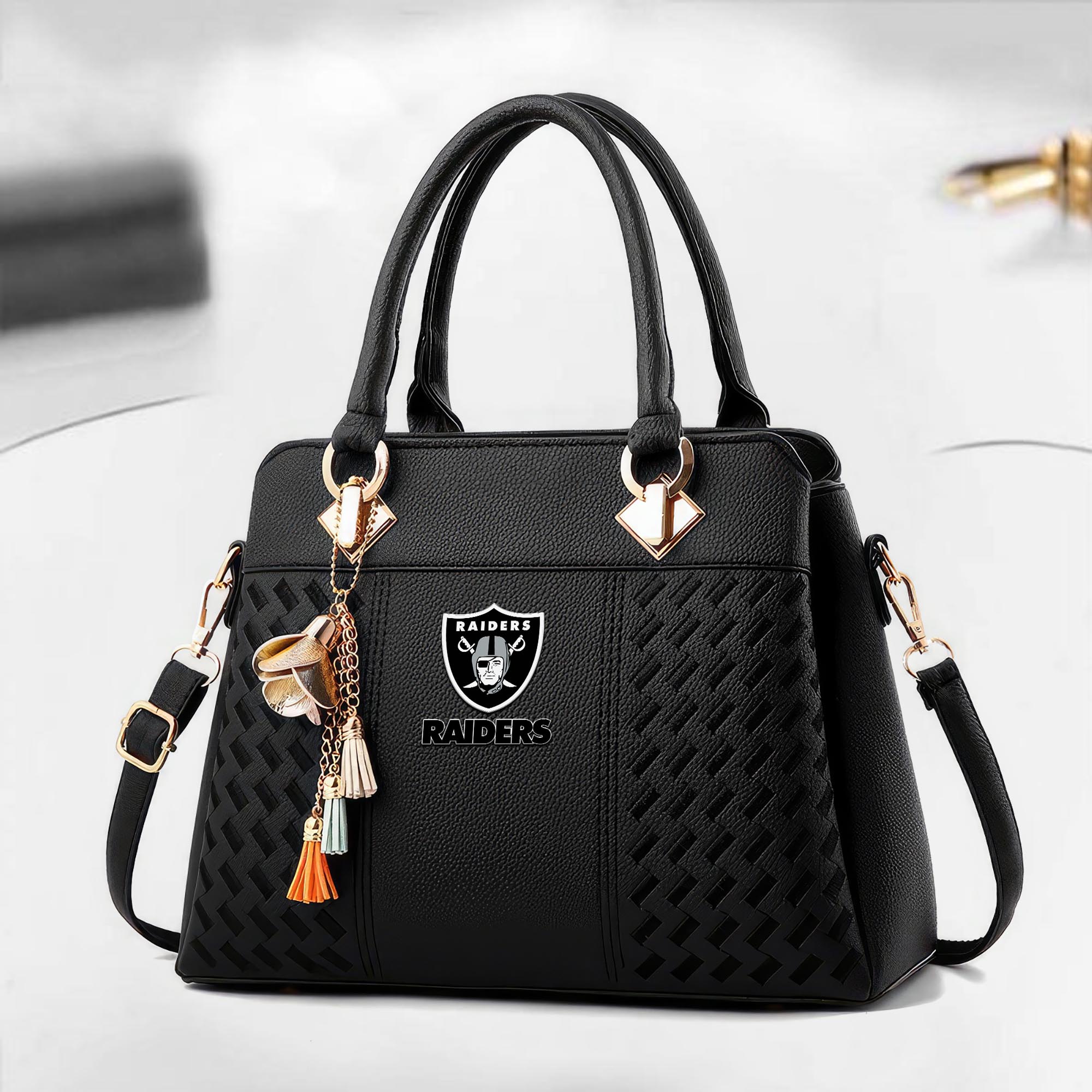 Las Vegas Raiders Deluxe Handbag For Women 2025 Versions, Sport Deluxe Handbag, Mother's Day Gift EHIVM-04242023