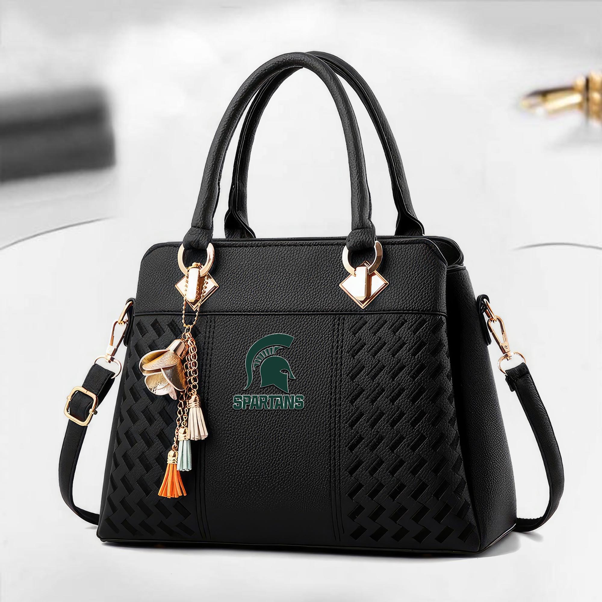 Michigan State Spartans Deluxe Handbag For Women 2025 Versions, Sport Deluxe Handbag, Mother's Day Gift EHIVM-04282113