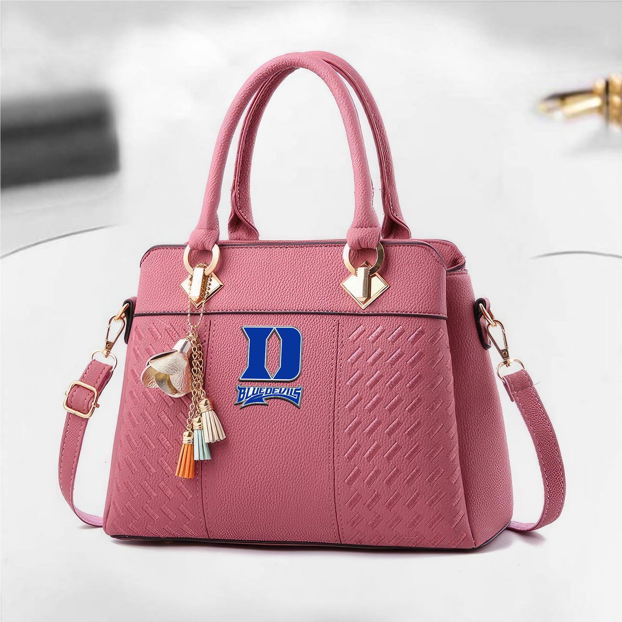 Alternative view of Duke Blue Devils Deluxe Handbag For Women 2025 Versions, Sport Deluxe Handbag, Mother's Day Gift EHIVM-04282113