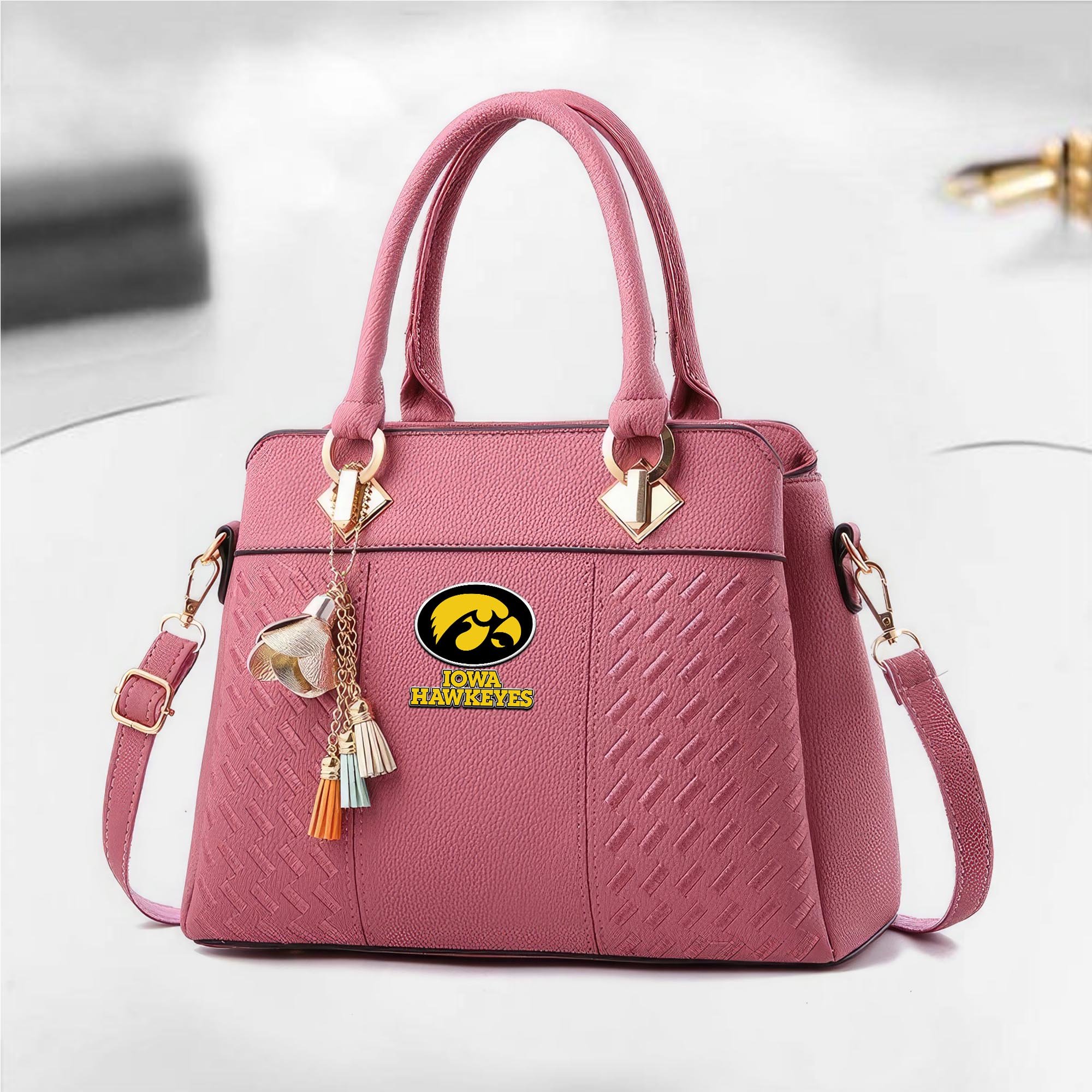 Alternative view of Iowa Hawkeyes Deluxe Handbag For Women 2025 Versions, Sport Deluxe Handbag, Mother's Day Gift EHIVM-04282113