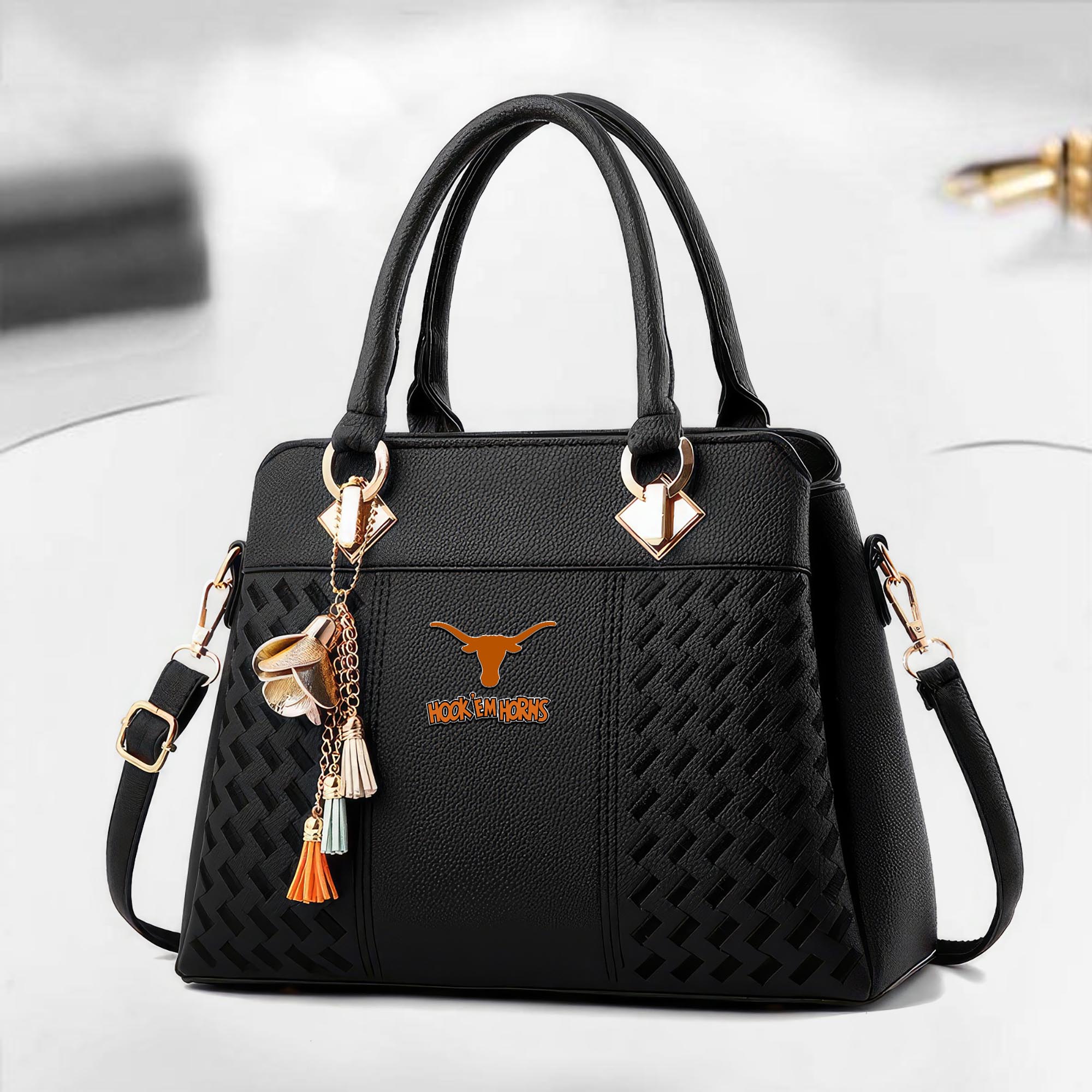 Texas Longhorns Deluxe Handbag For Women 2025 Versions, Sport Deluxe Handbag, Mother's Day Gift EHIVM-04282113
