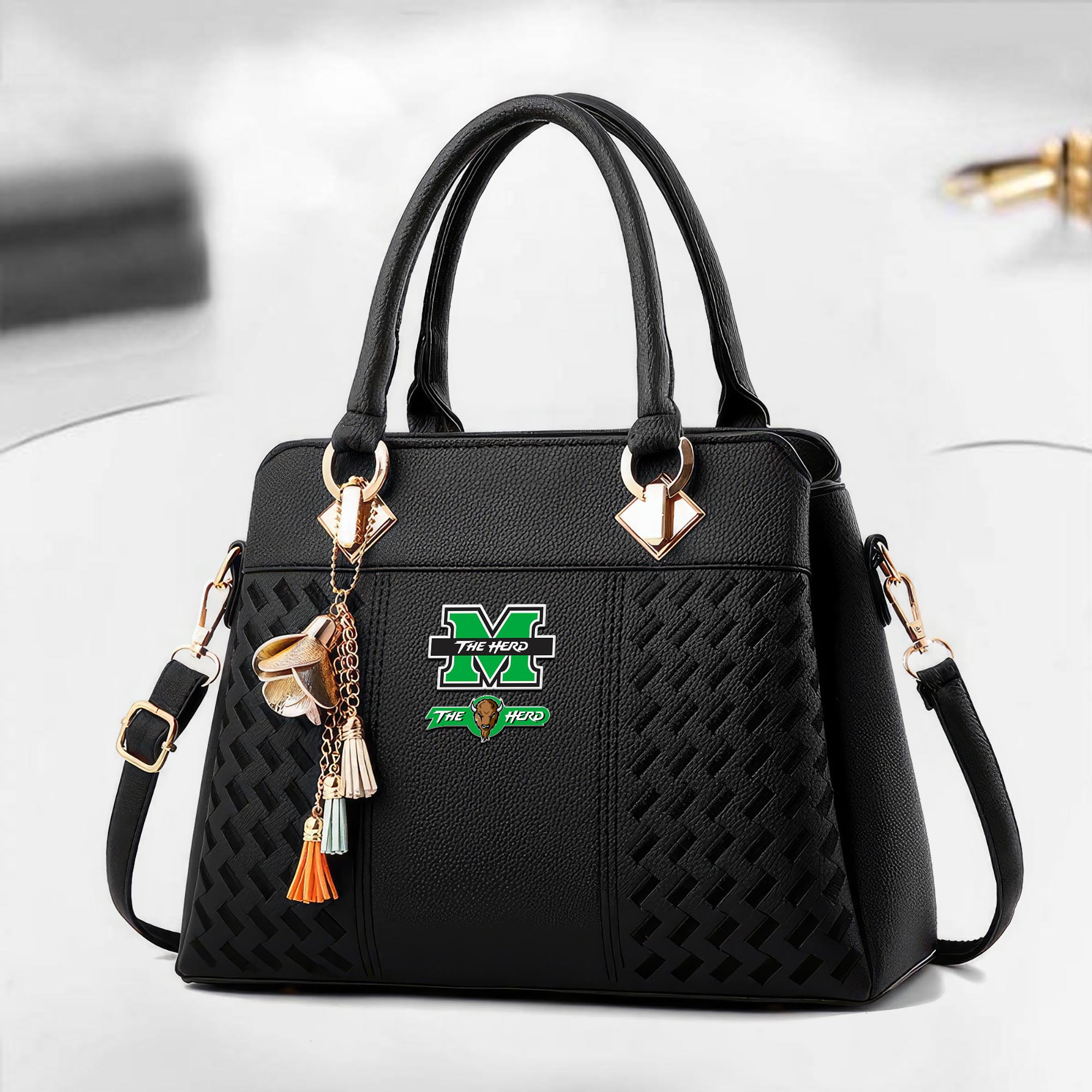 Marshall Thundering Herd Deluxe Handbag For Women 2025 Versions, Sport Deluxe Handbag, Mother's Day Gift EHIVM-04282113