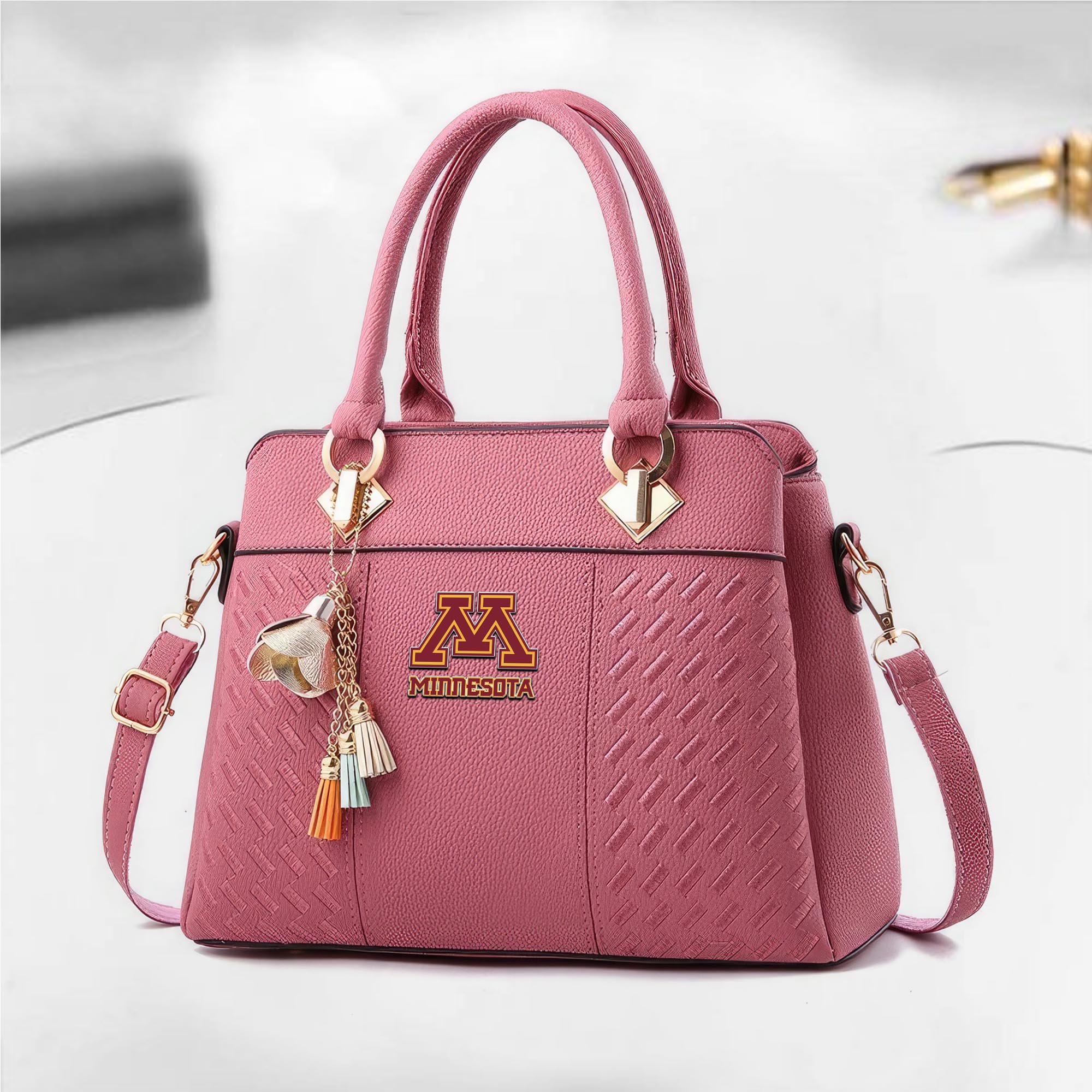 Alternative view of Minnesota Golden Gophers Deluxe Handbag For Women 2025 Versions, Sport Deluxe Handbag, Mother's Day Gift EHIVM-04282113