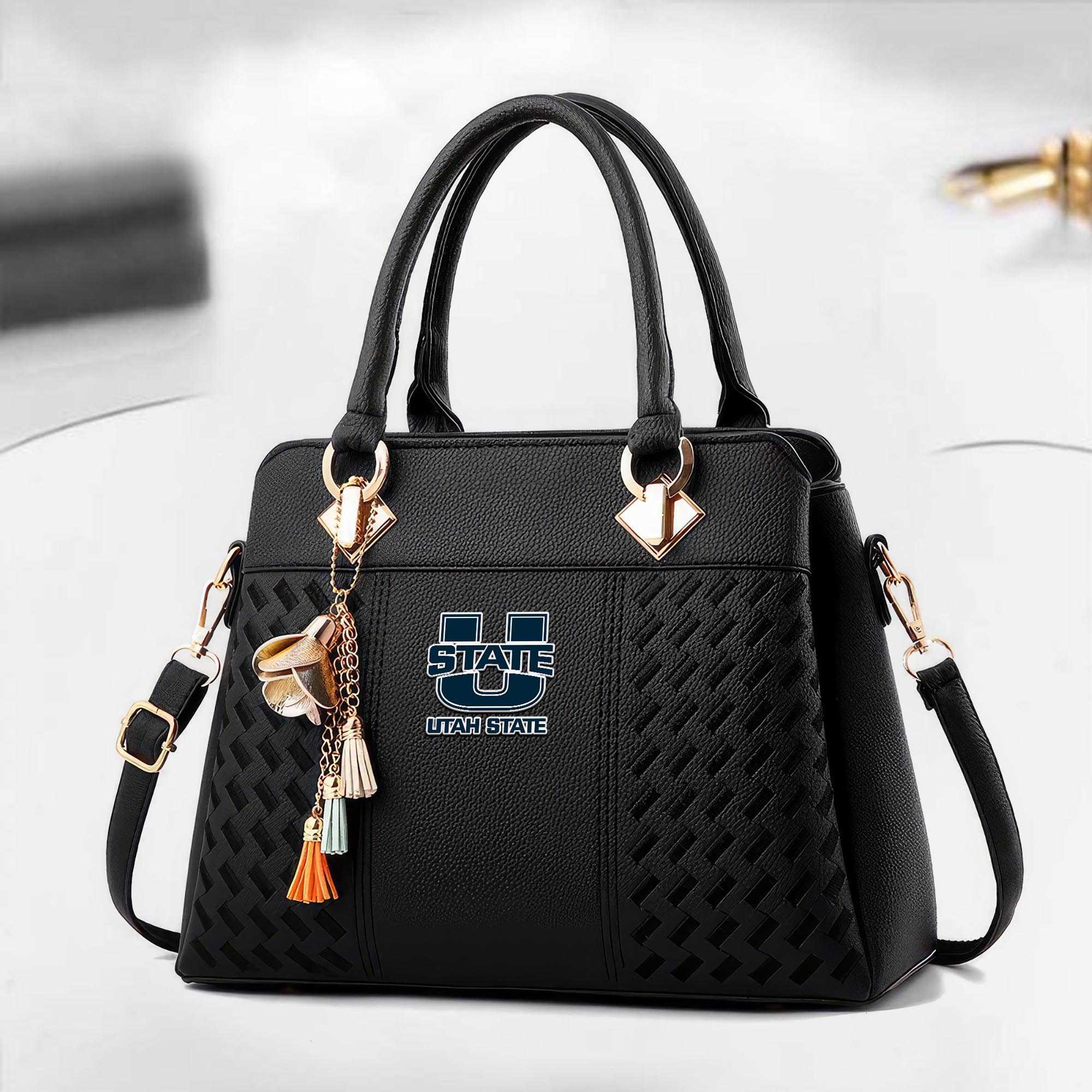 Utah State Aggies Deluxe Handbag For Women 2025 Versions, Sport Deluxe Handbag, Mother's Day Gift EHIVM-04282113