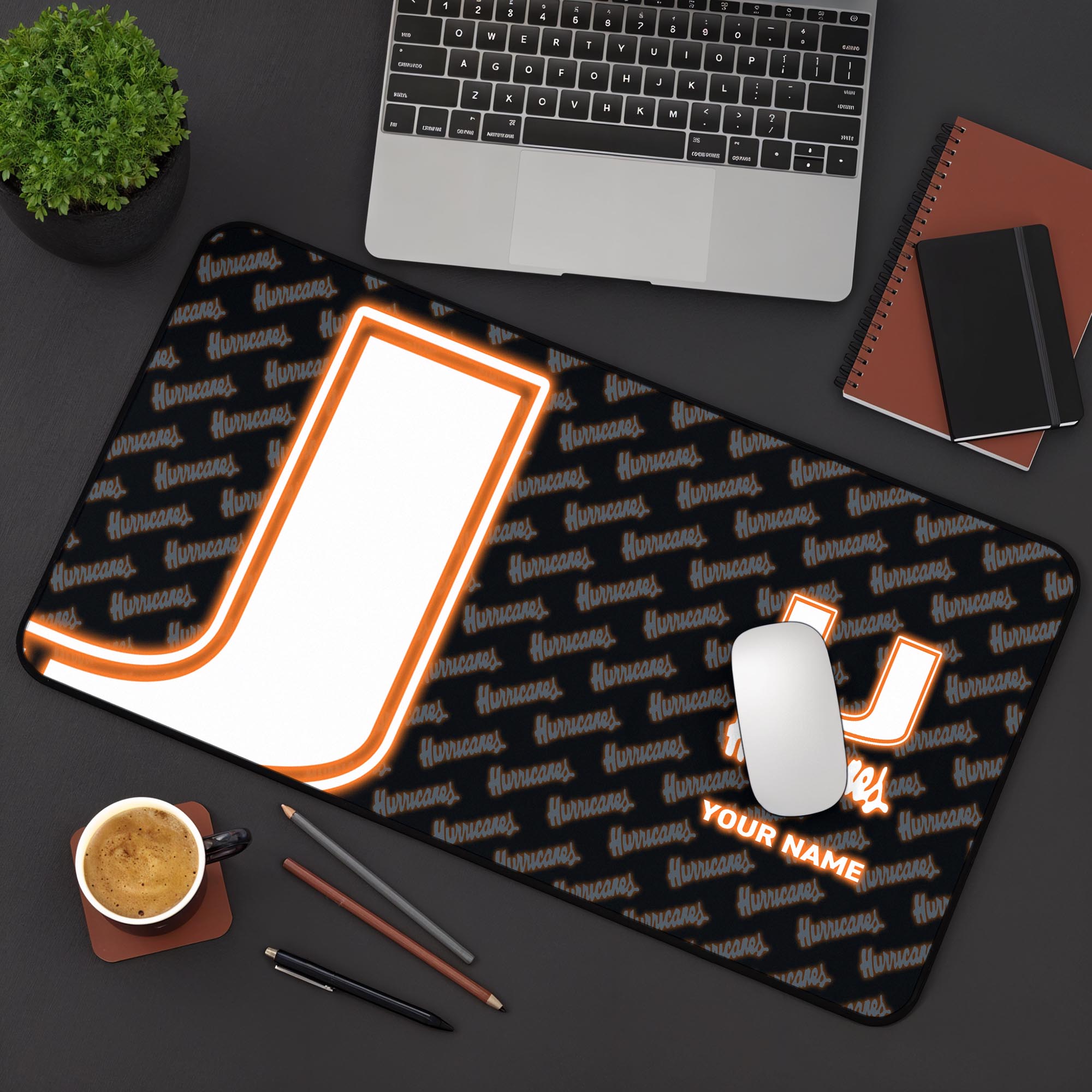 Miami Hurricanes 2025 Version Mouse Pad Custom Printed, Sport Team Mouse Pad, Sport Gift For Fans EHIVM-04141794