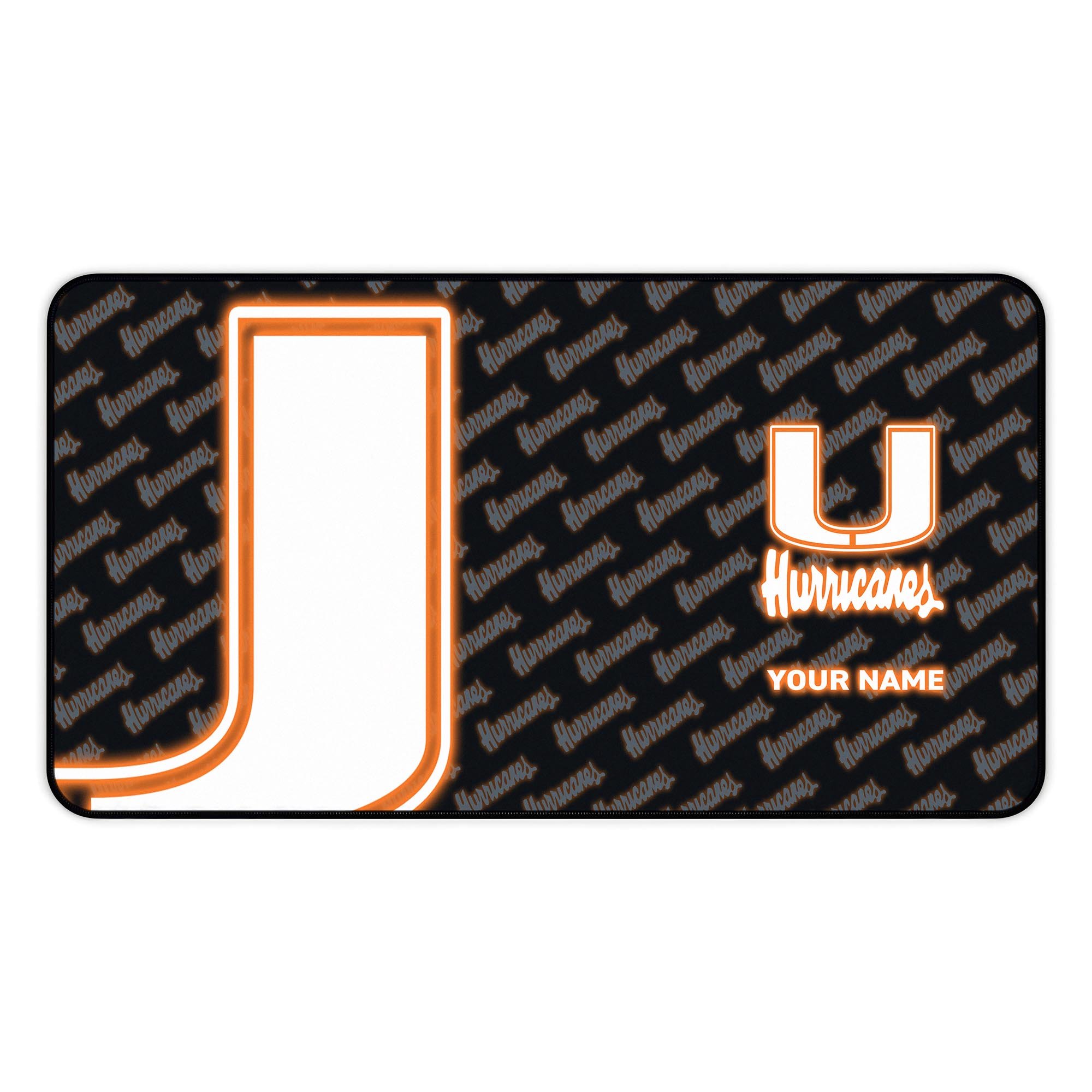 Alternative view of Miami Hurricanes 2025 Version Mouse Pad Custom Printed, Sport Team Mouse Pad, Sport Gift For Fans EHIVM-04141794