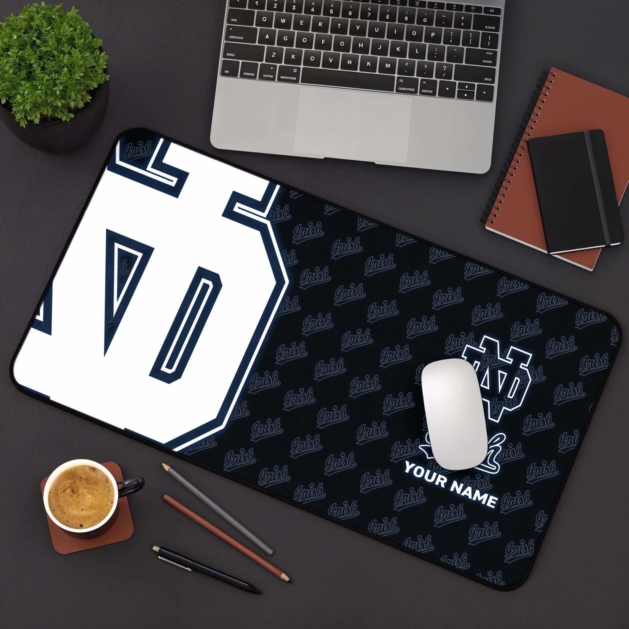 Notre Dame Fighting Irish 2025 Version Mouse Pad Custom Printed, Sport Team Mouse Pad, Sport Gift For Fans EHIVM-04141794
