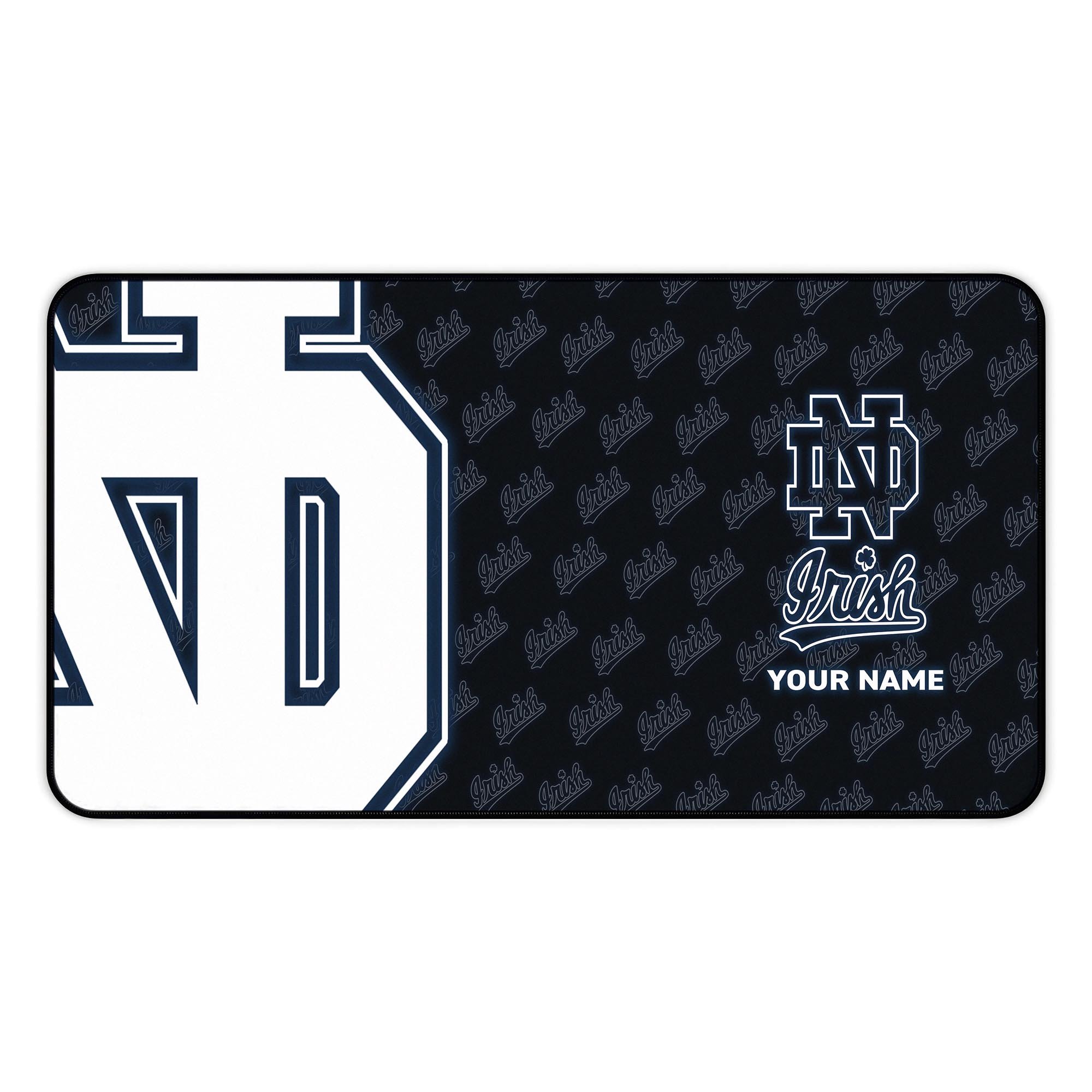 Alternative view of Notre Dame Fighting Irish 2025 Version Mouse Pad Custom Printed, Sport Team Mouse Pad, Sport Gift For Fans EHIVM-04141794